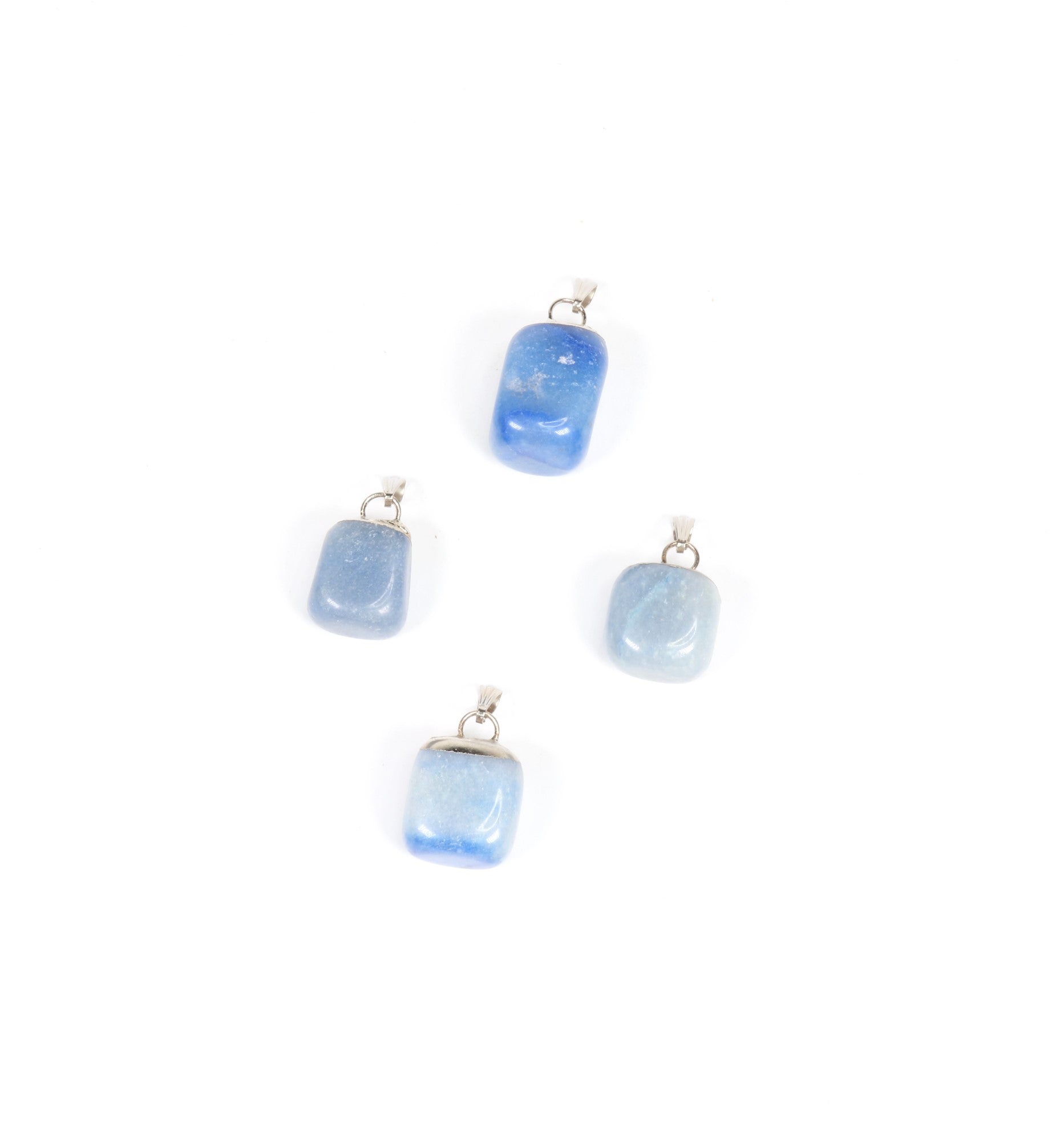 Blue Aventurine Mixed Shape Pendants, 5 Pieces in a Pack, #058