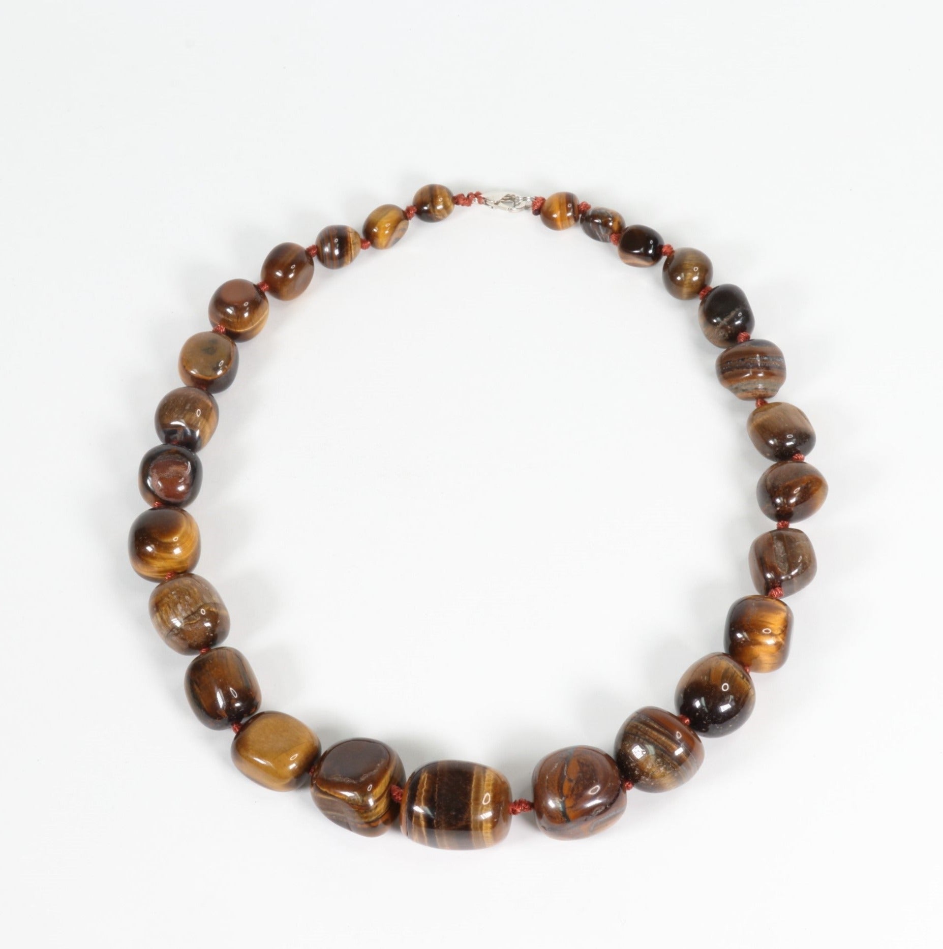 Natural Tiger Eye Necklace, #018