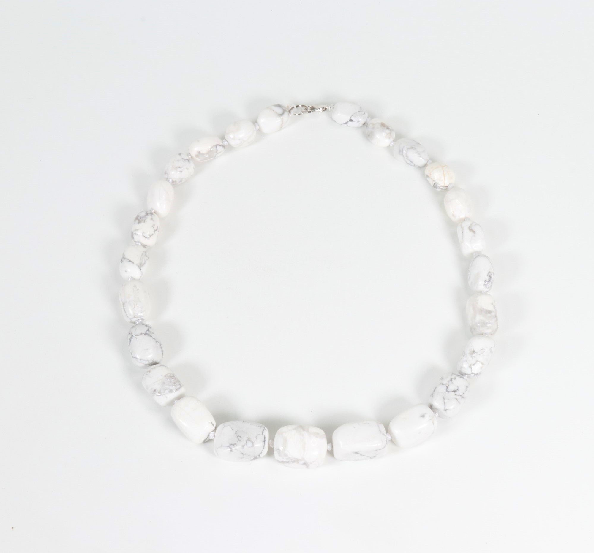 Natural Howlite Necklace, #015