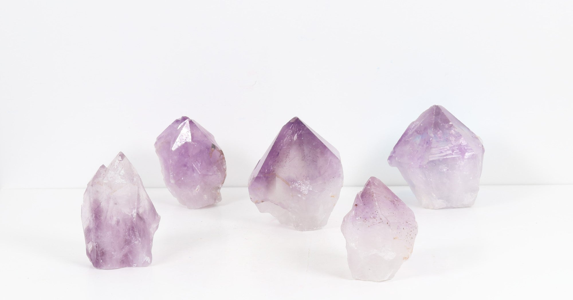 Amethyst Power Point, 2"-3" Inch, 80-120gr Each, 10 Pieces in a Pack