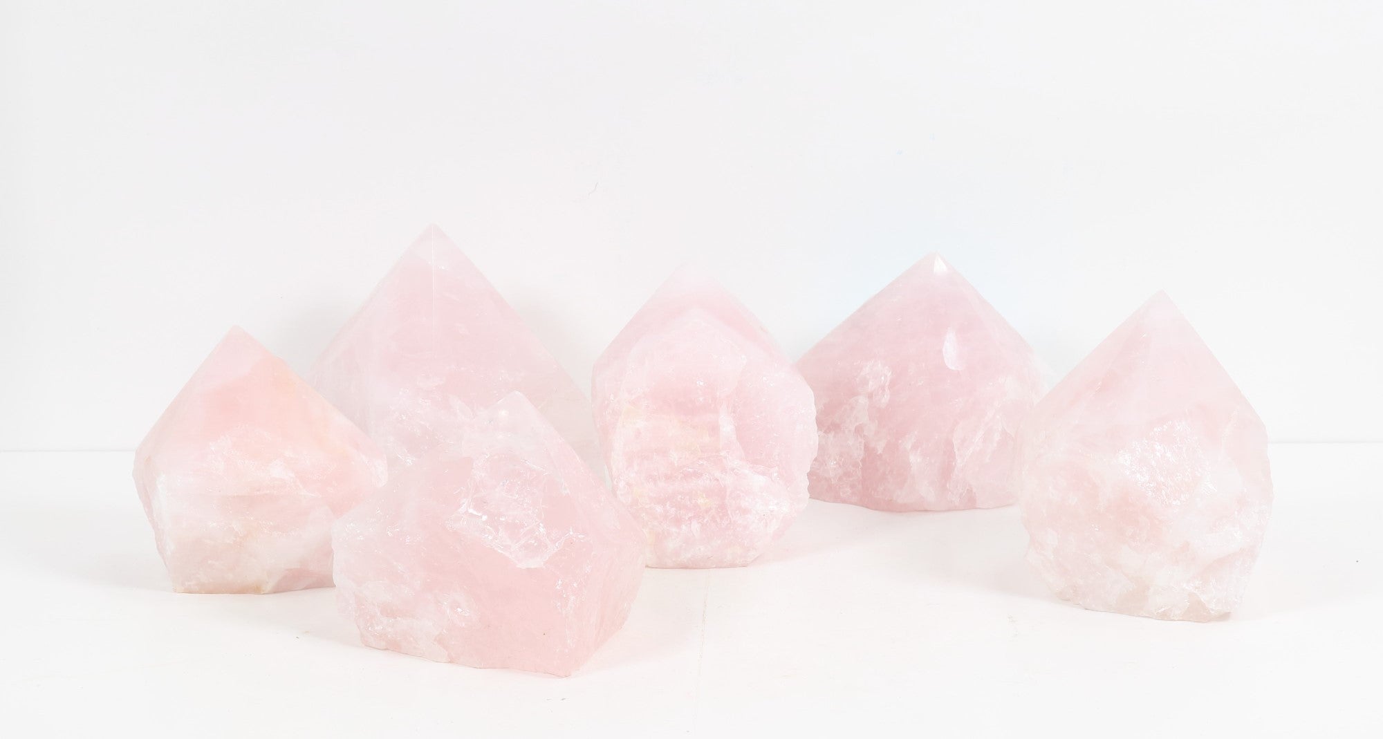 Rose Quartz Power Point, 3"-4" Inch, 200-400gr Each, 1 Piece