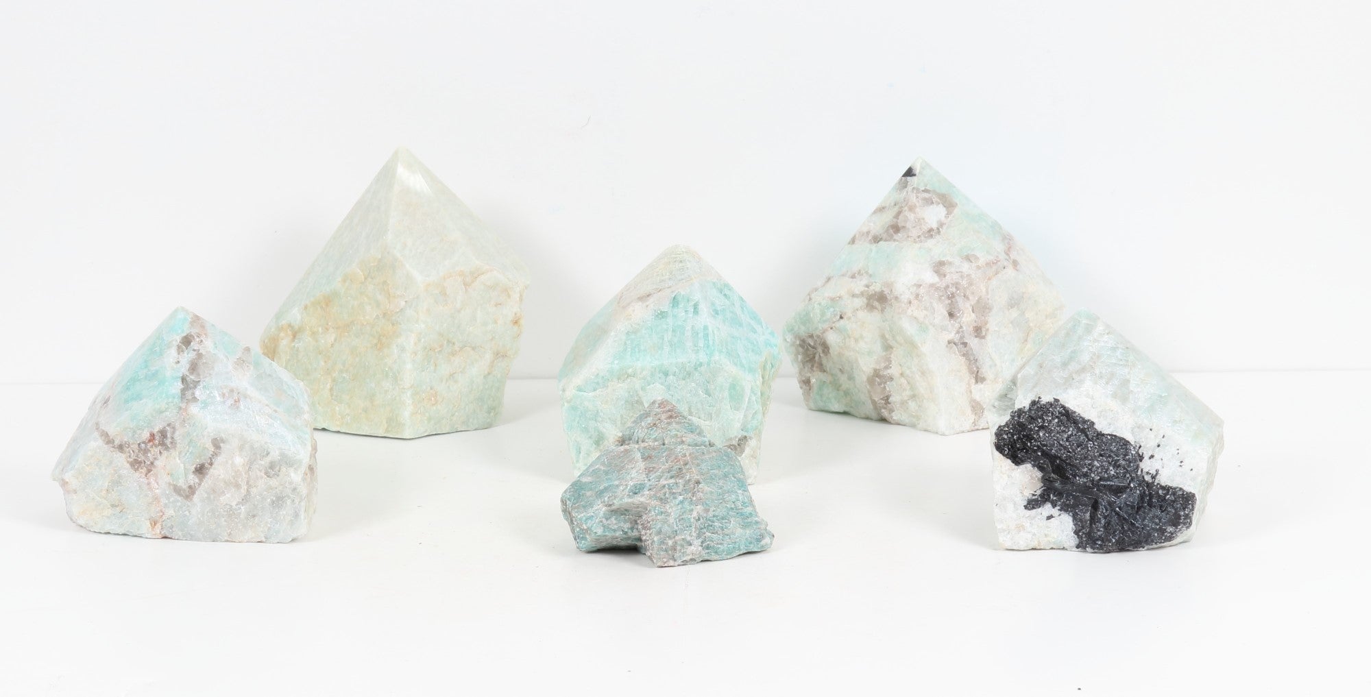 Amazonite Power Point, 3"-4" Inch, 200-400gr Each, 1 Piece