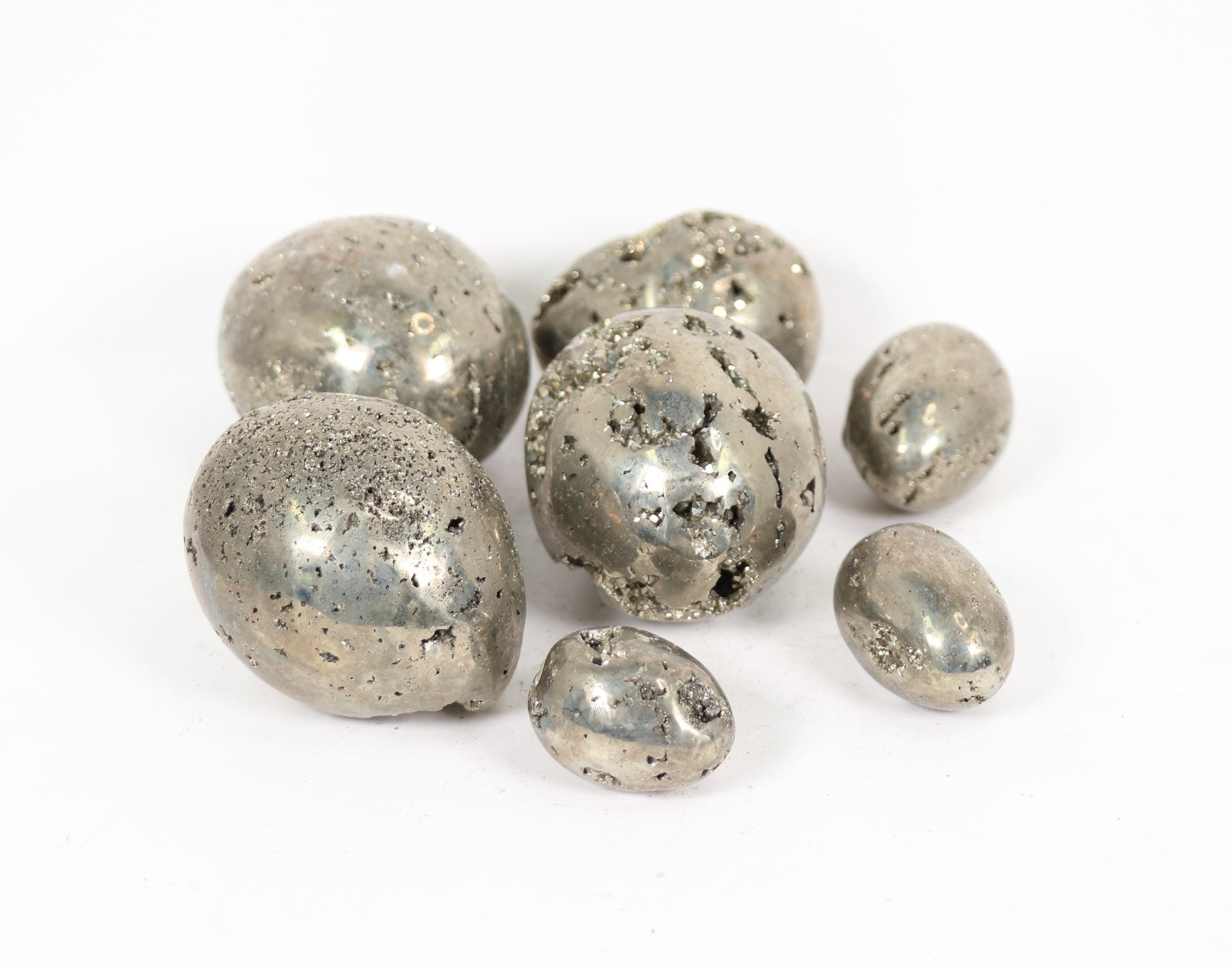 Pyrite Egg Shaped, ~3" Inch, 200-300 gr,  1 Piece, #002