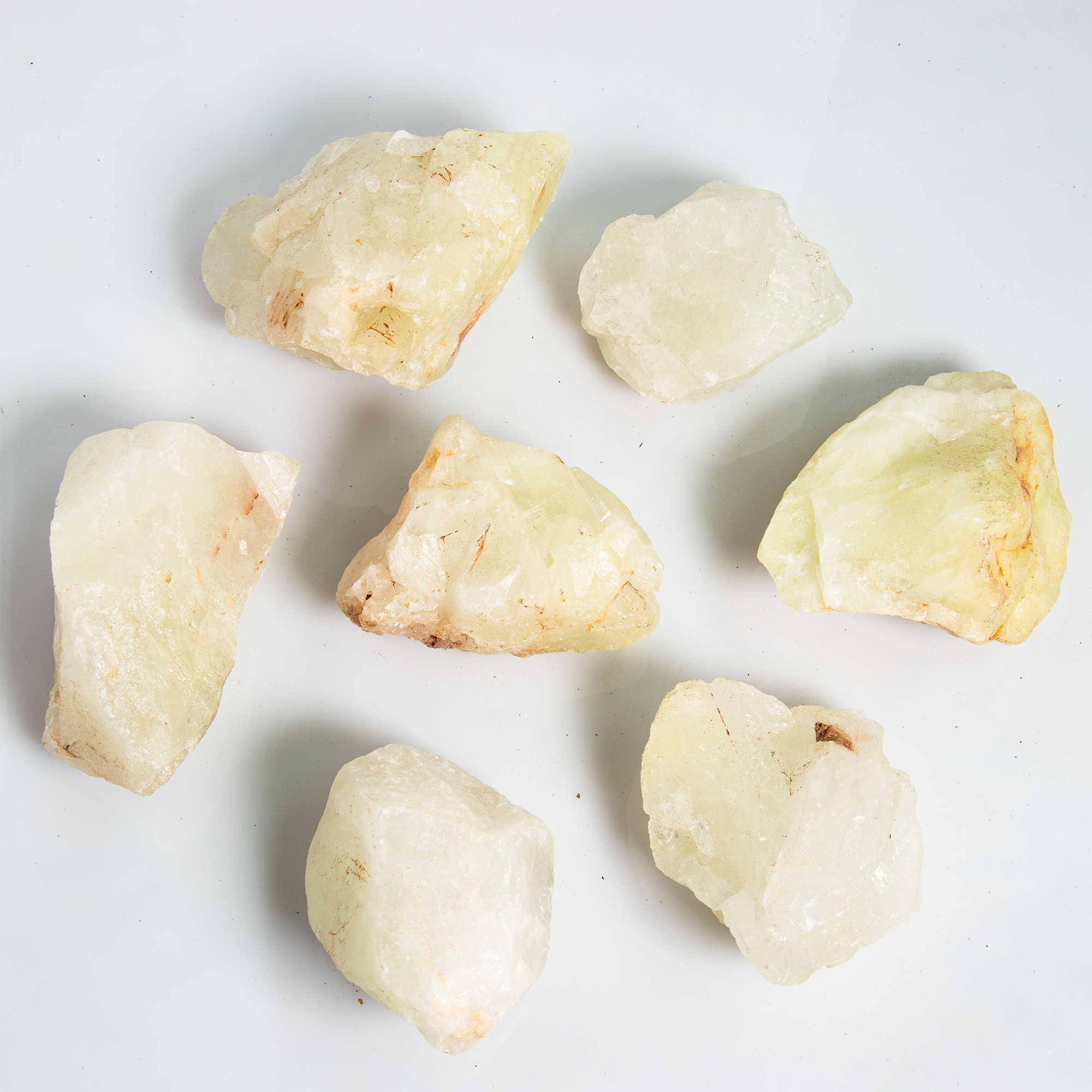 Sulphur with Quartz Rough Stone, 3-5cm, 20 Pieces in a Pack, #025