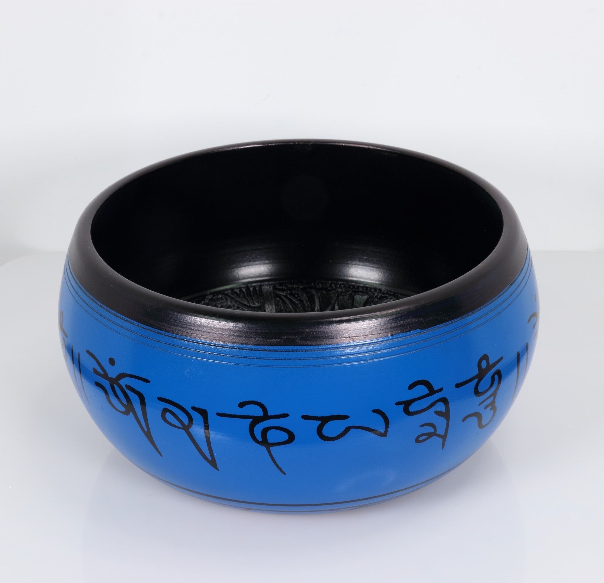 Atma Buti Metal Singing Bowl Sky Blue, 6" Inch, 930 Grams