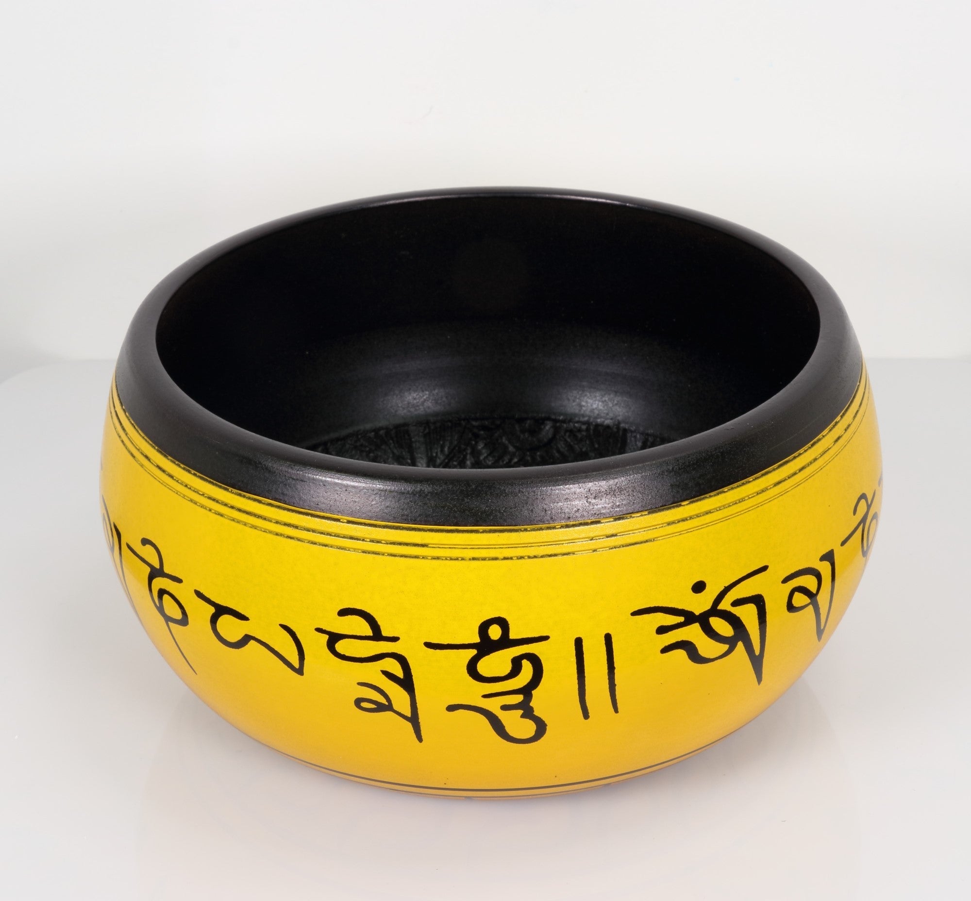 Atma Buti Metal Singing Bowl Yellow, 6" Inch, 930 Grams