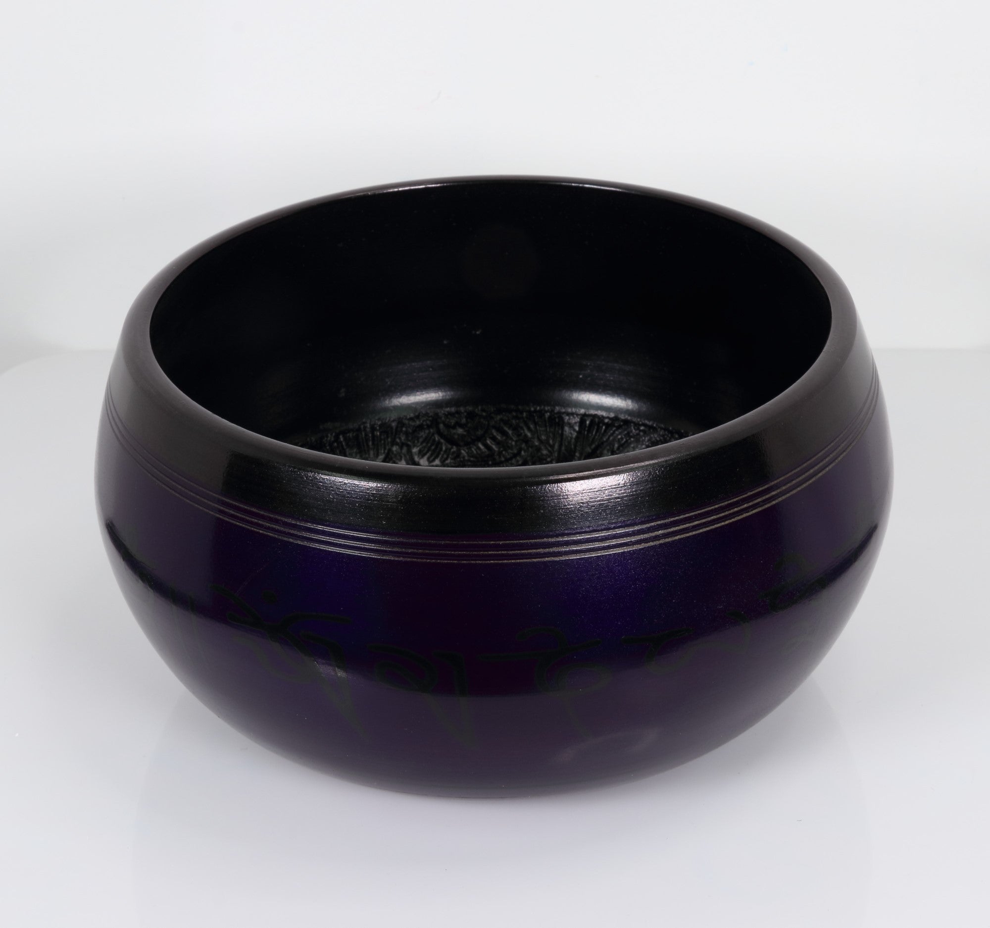 Atma Buti Metal Singing Bowl Purple, 6" Inch, 930 Grams