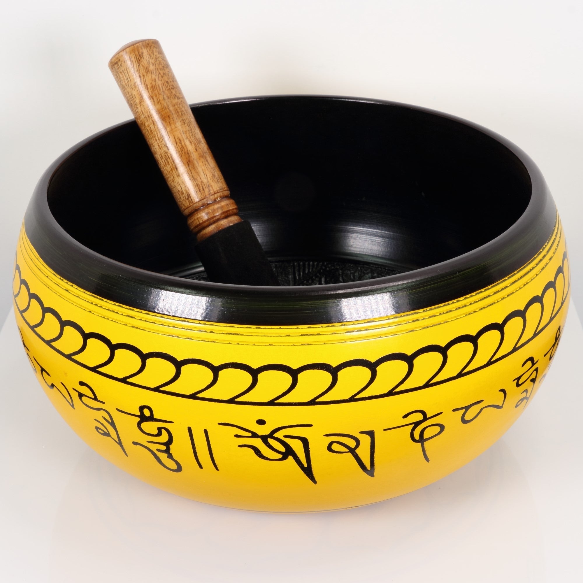 Atma Buti Metal Singing Bowl Yellow, 8" Inch, 1700 Grams