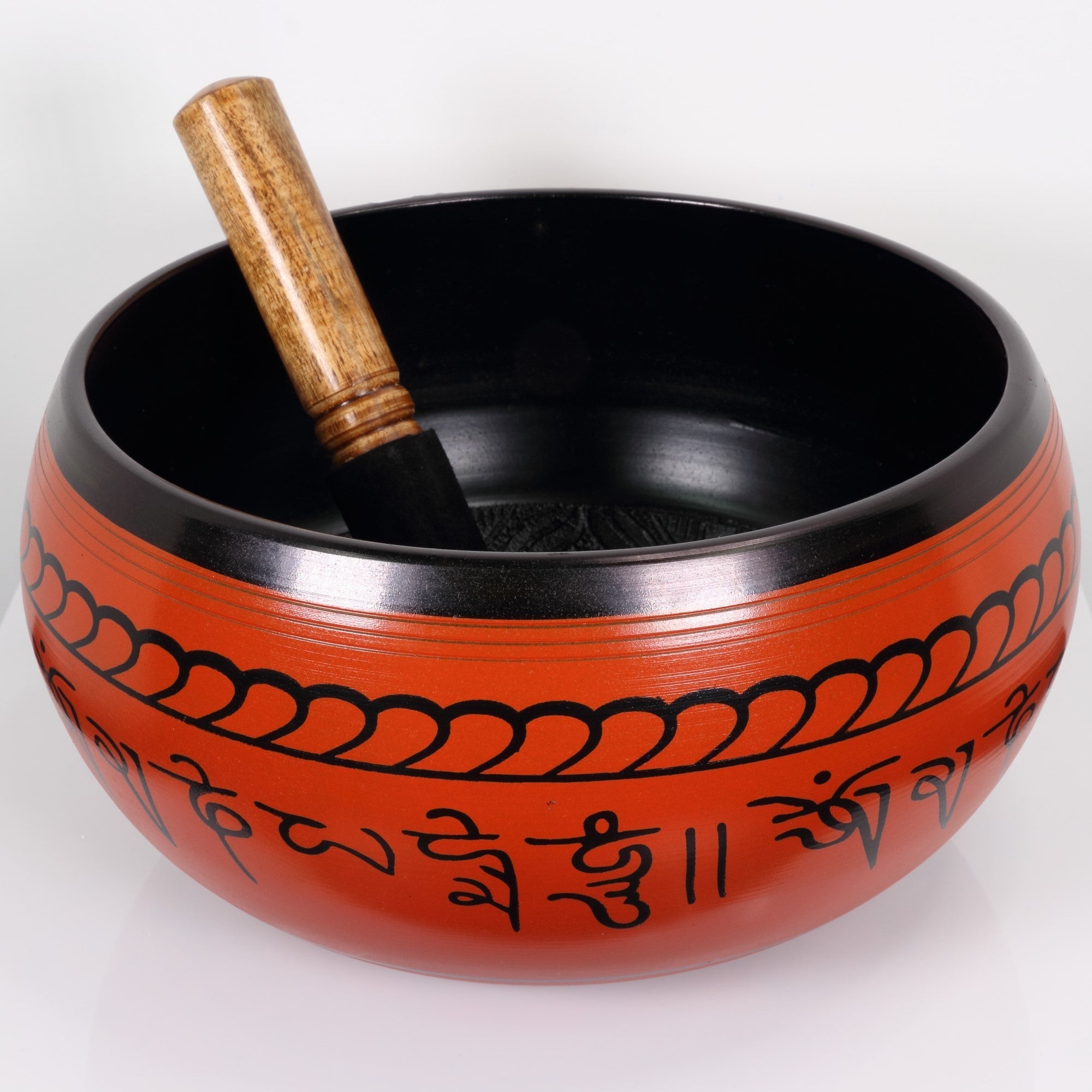 Atma Buti Metal Singing Bowl Orange, 8" Inch, 1700 Grams