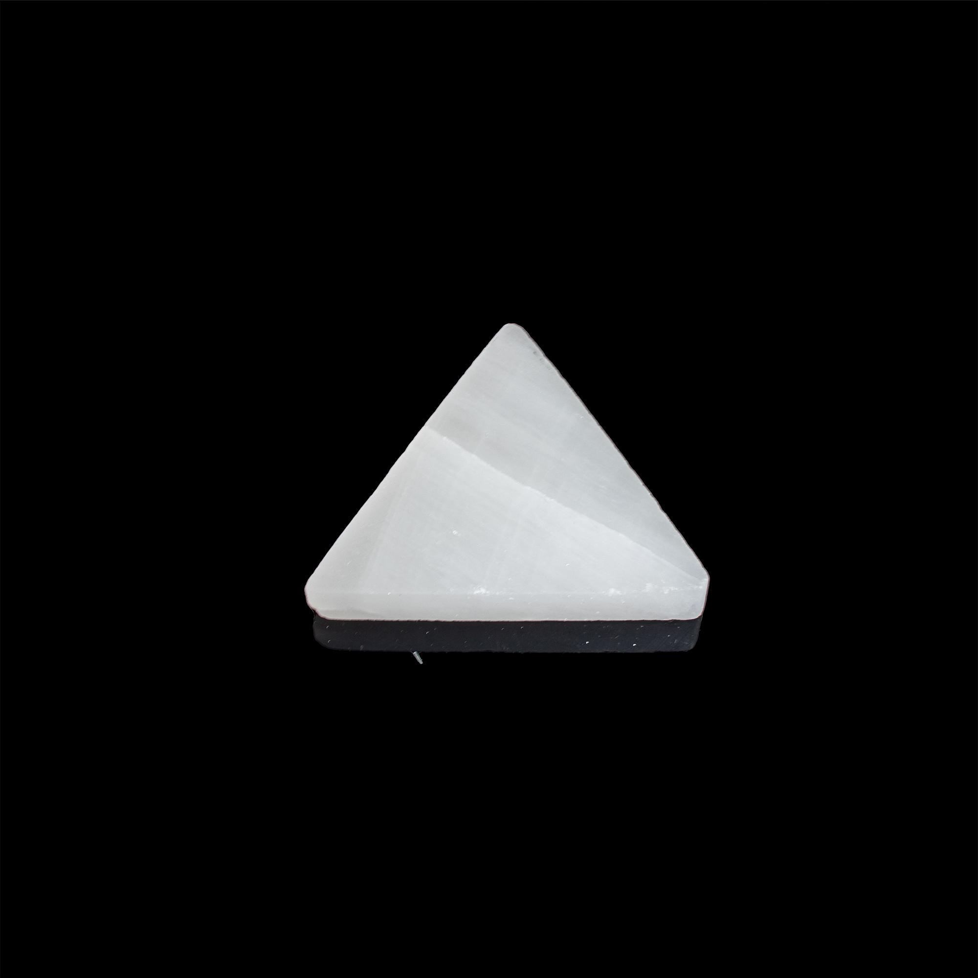 Selenite Triangle Charging Plate, 2"-2,5" Inch, #001