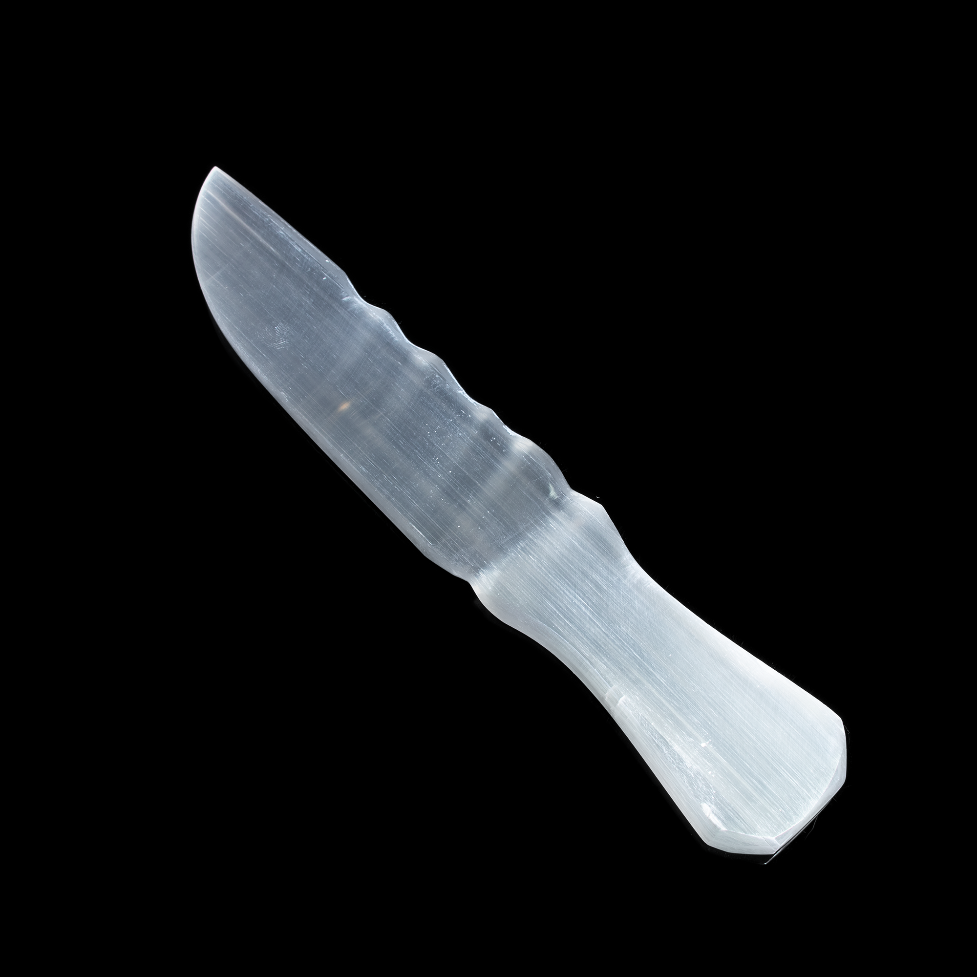 Selenite Plain  Knife, 10", #002