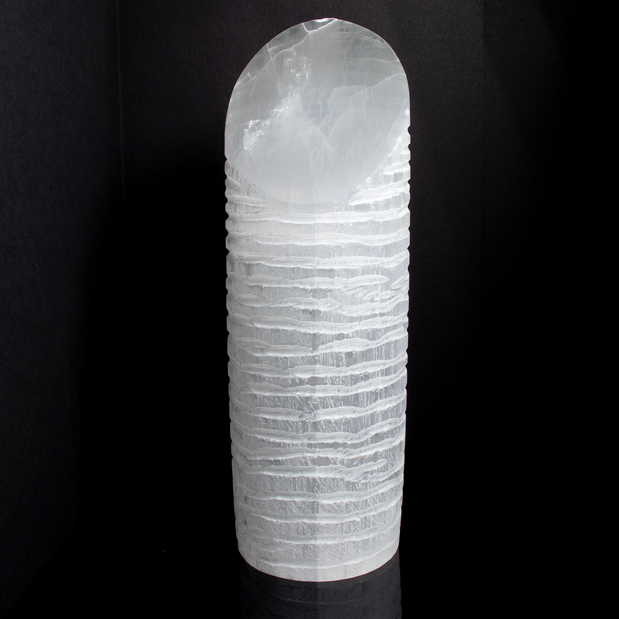 Selenite Lamp, 10"-10,5" Inch, #005