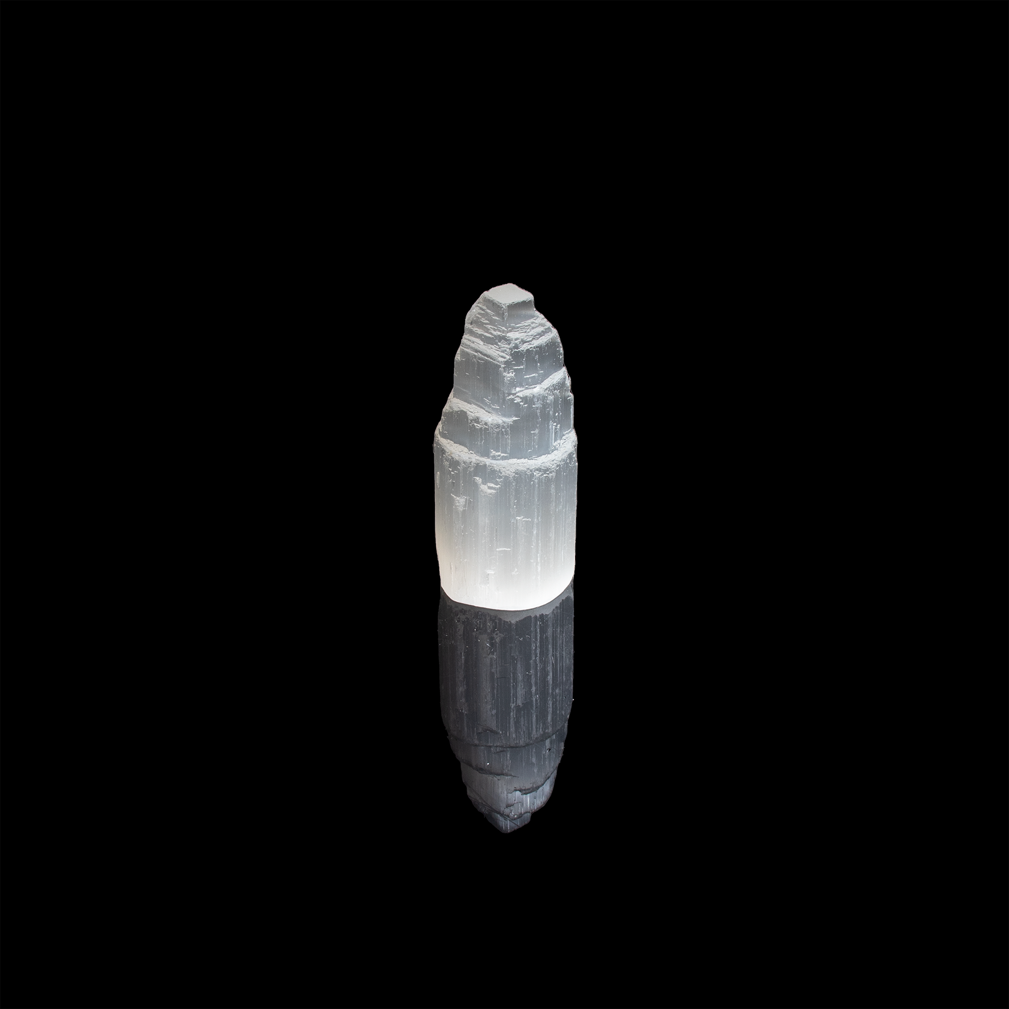 Selenite Plain Tower, 2"-2,5" Inch, #009