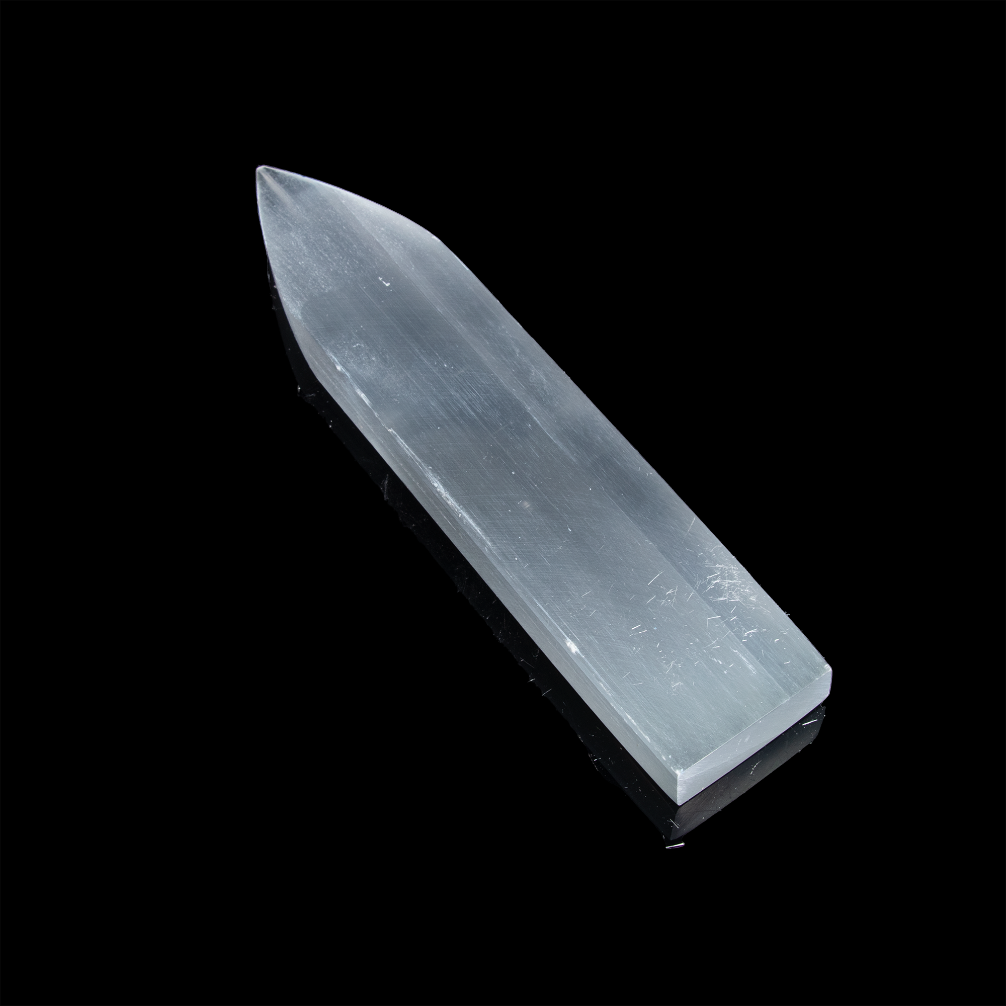 Selenite Plain Arrow, 6"-6,5" Inch, #001