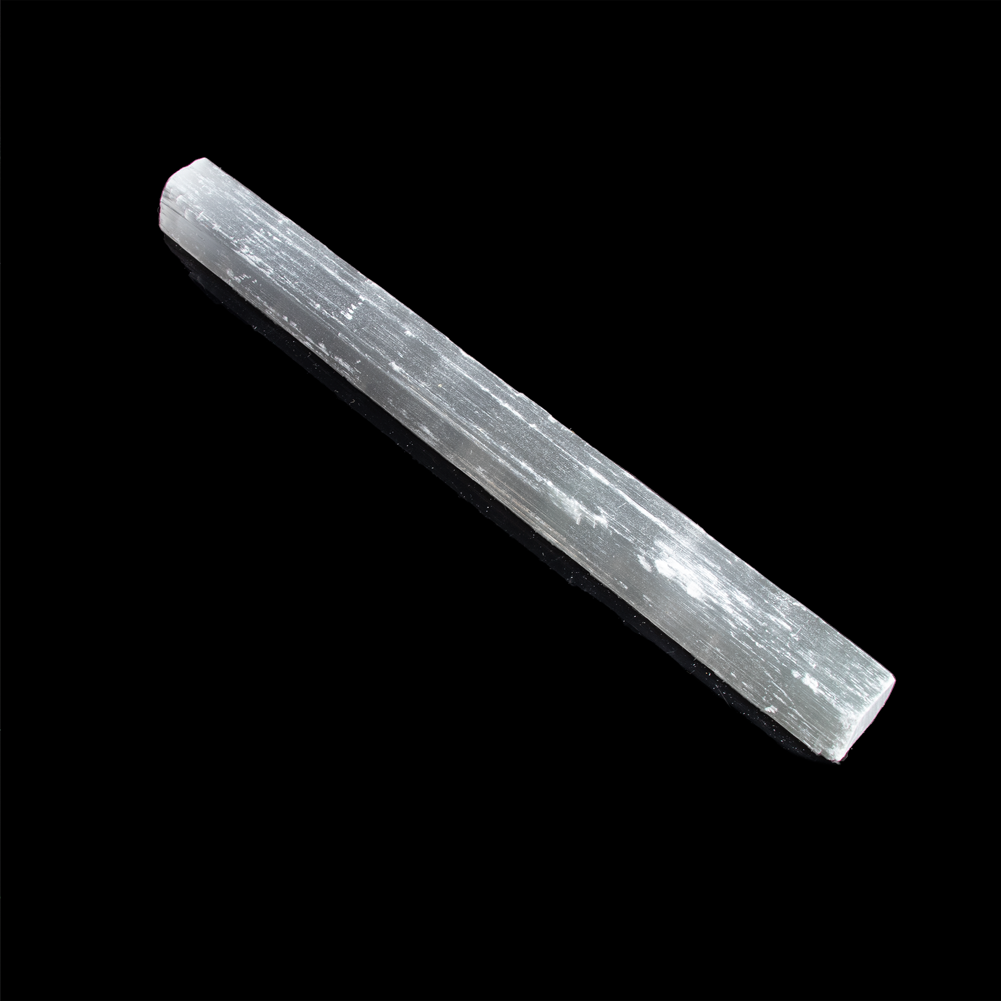 Selenite Plain Stick, 8" Inch, 5 Pieces in a Pack #003