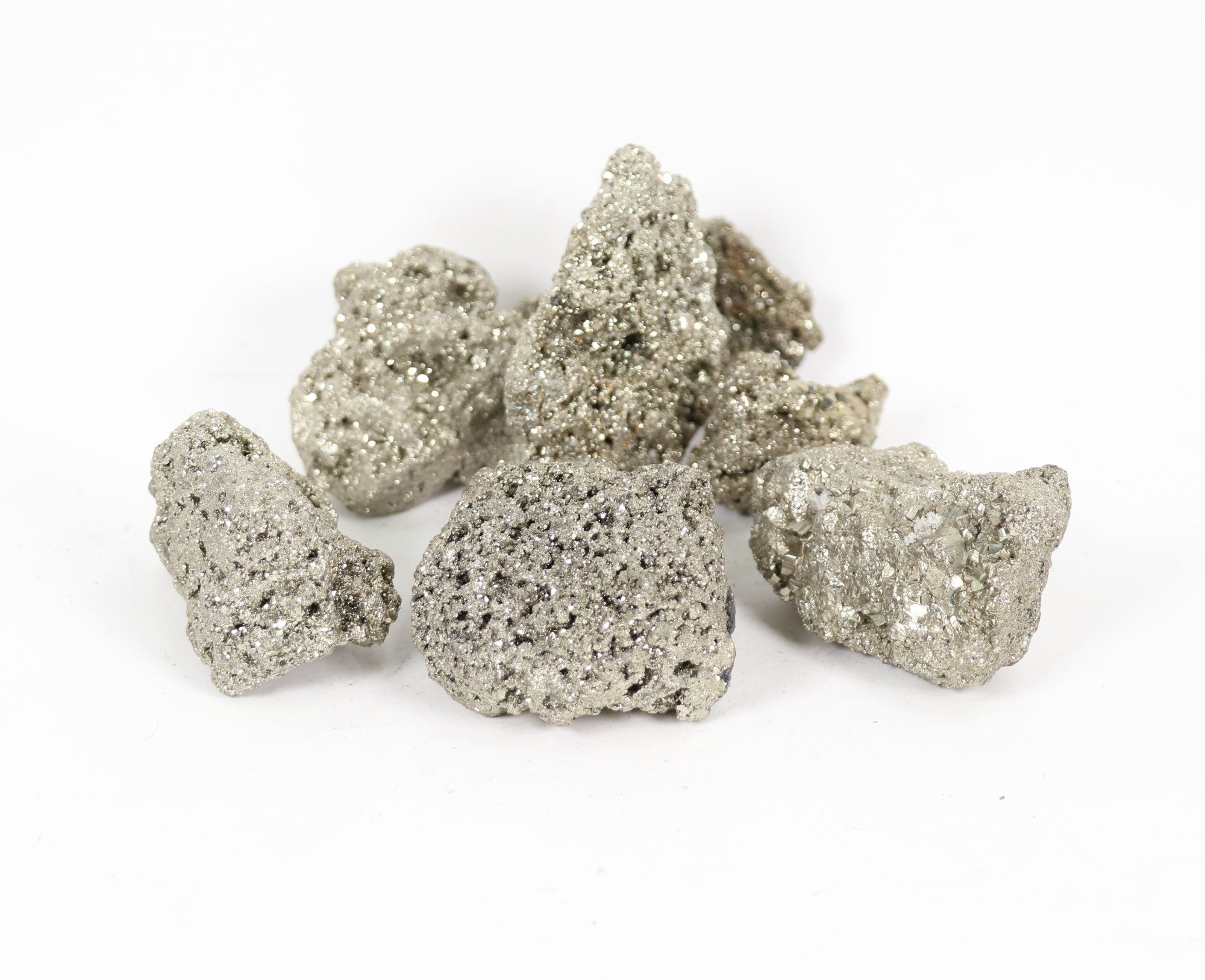 Pyrite Raw, ~2,5"-3" Inch, 1 Lb Pack , #002