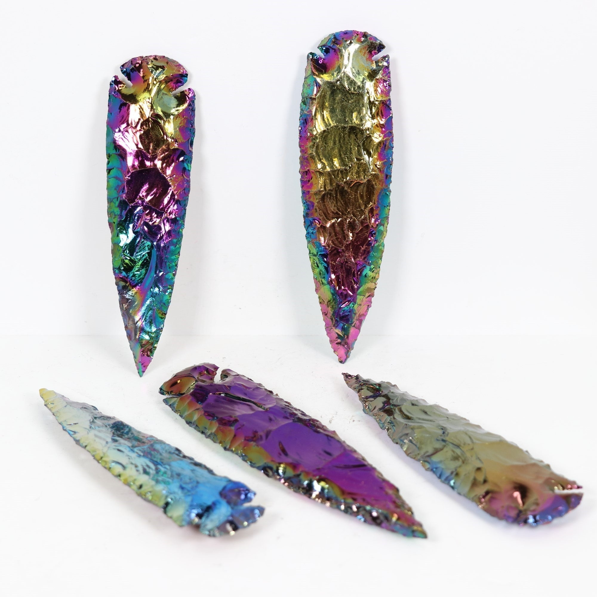 Titanium Quartz Arrow Shaped, 5" Inch, 5 Pieces in a Pack, #002