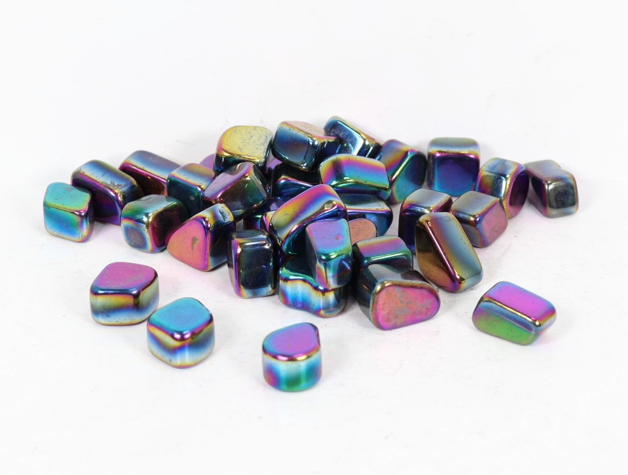 Titanium Quartz Cube Shaped, 1" Inch, 1 Lb Pack  #001