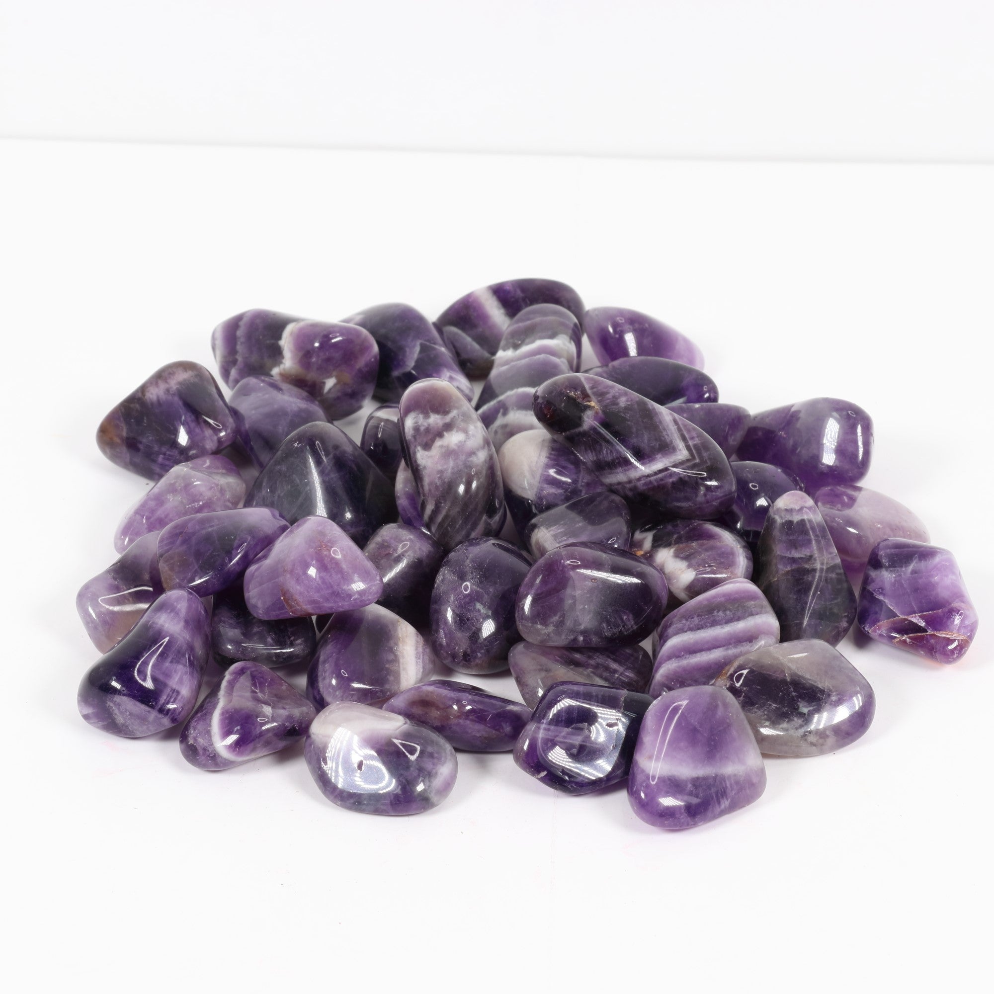 Tumbled Dream Amethyst, 2-3 cm, Standard Quality, 1 Lb.