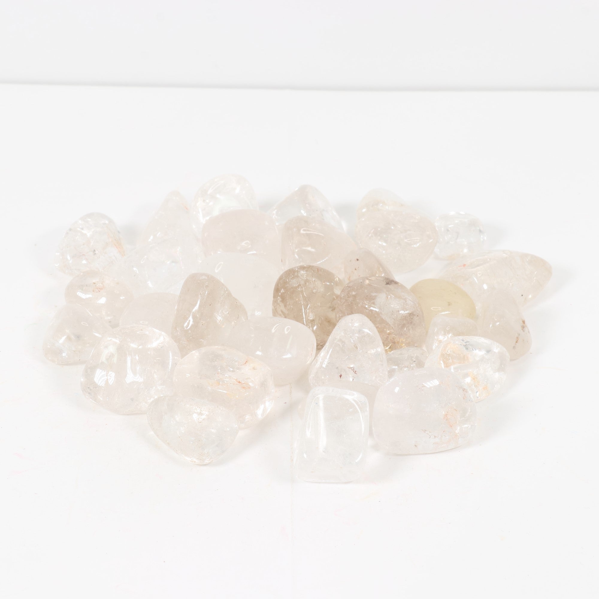 Tumbled Clear Quartz, 2-3 cm, Standard Quality, 1 Lb.