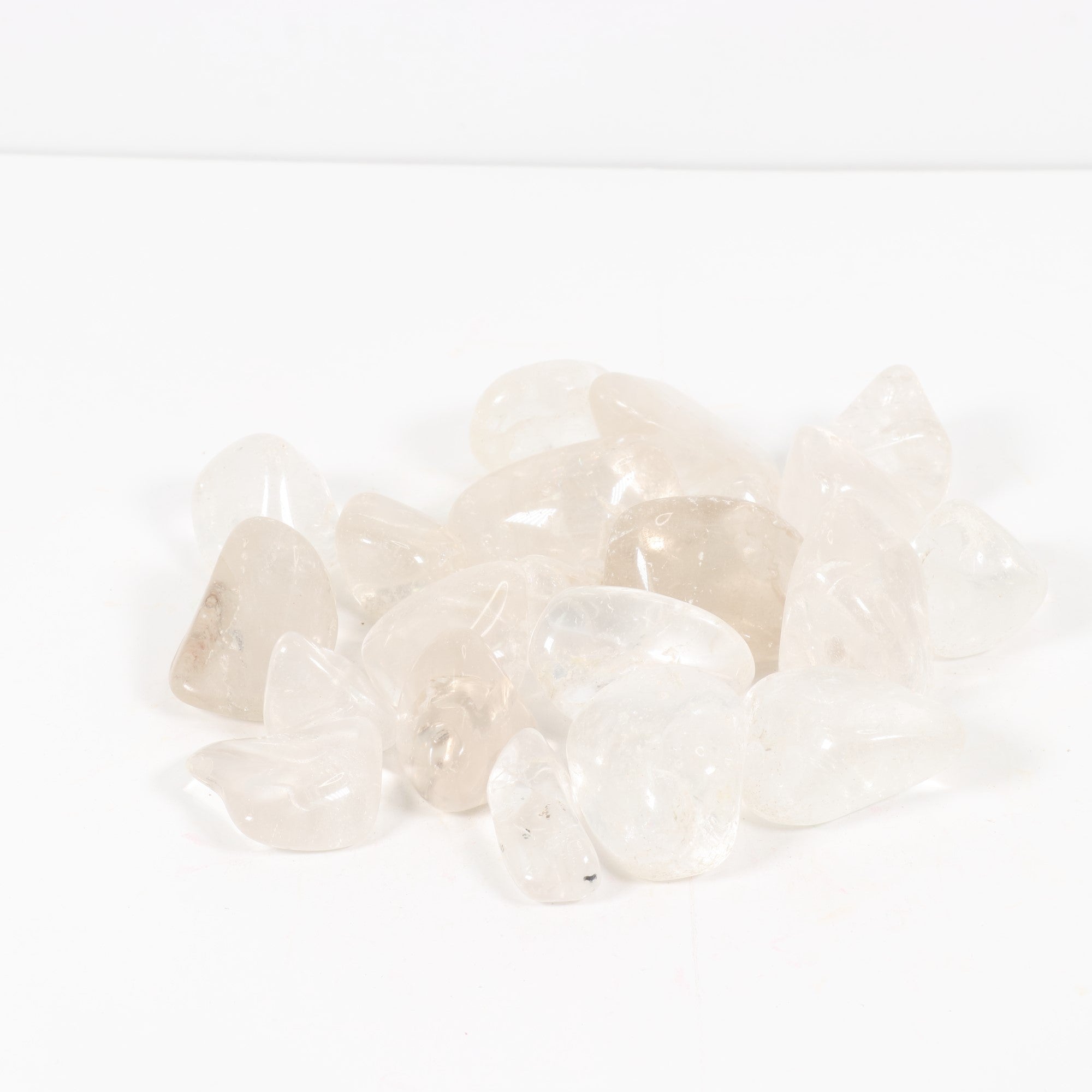 Tumbled Clear Quartz, 3-4 cm, Standard Quality, 1 Lb.