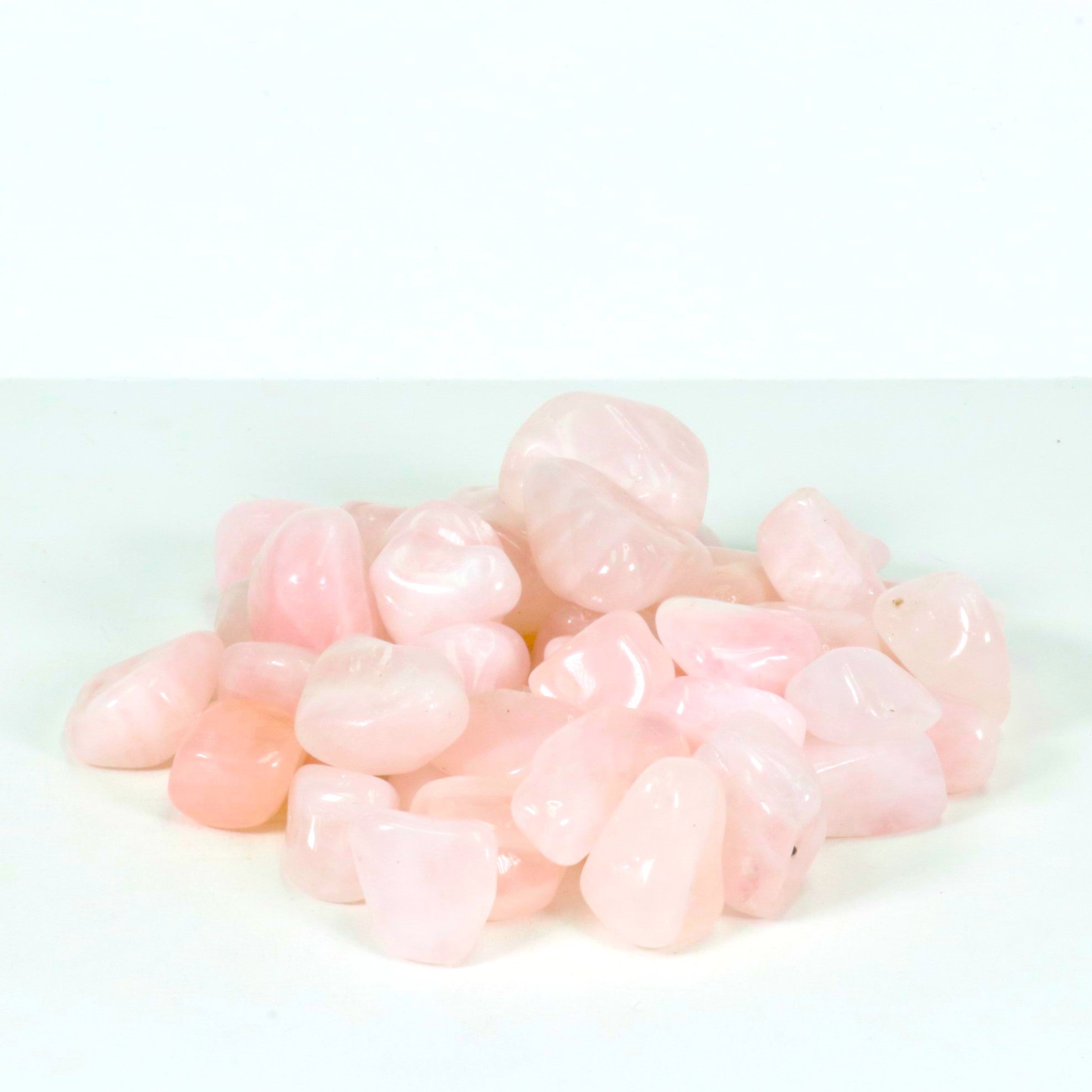 Tumbled Rose Quartz, 2-3 cm, B Quality, 1 Lb