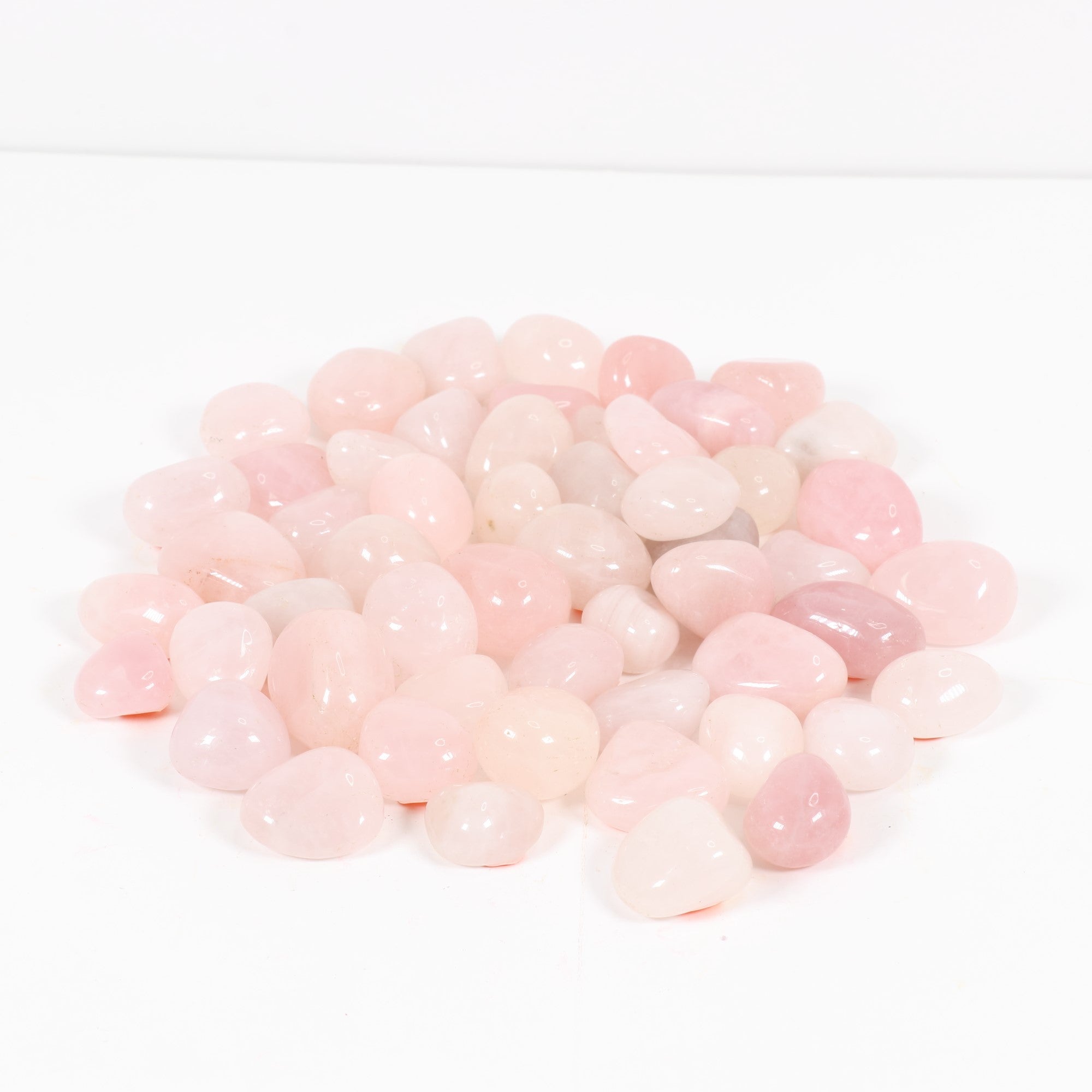 Tumbled Rose Quartz, 2-3 cm, Standard Quality, 1 Lb.