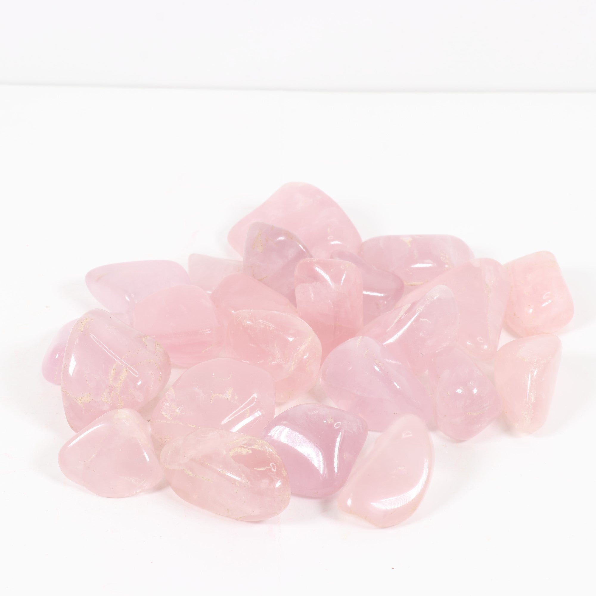 Tumbled Rose Quartz, 3-4 cm, Standard Quality, 1 Lb.