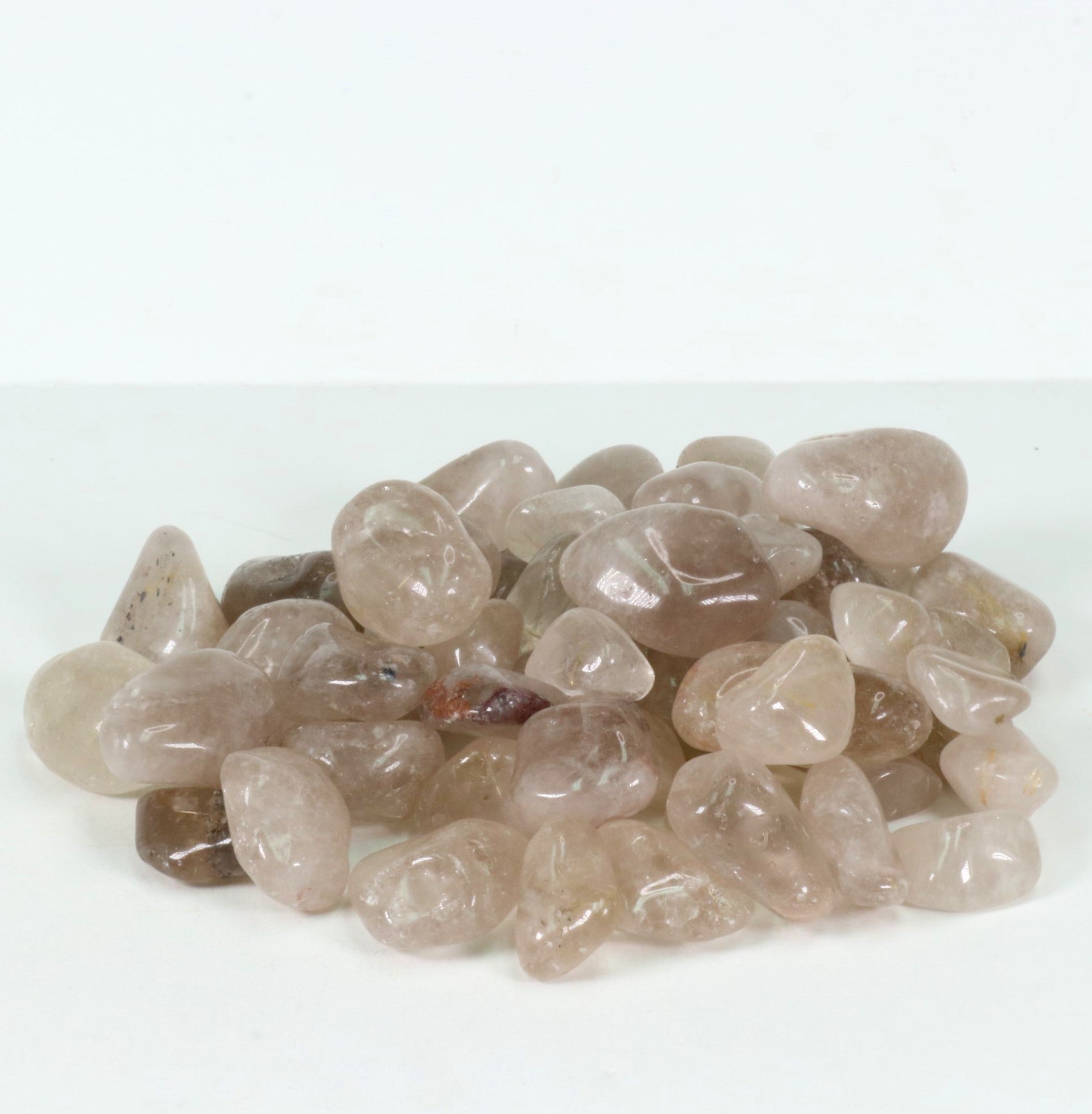 Tumbled Rutilated Quartz, 2-3 cm, B Quality, 1 Lb