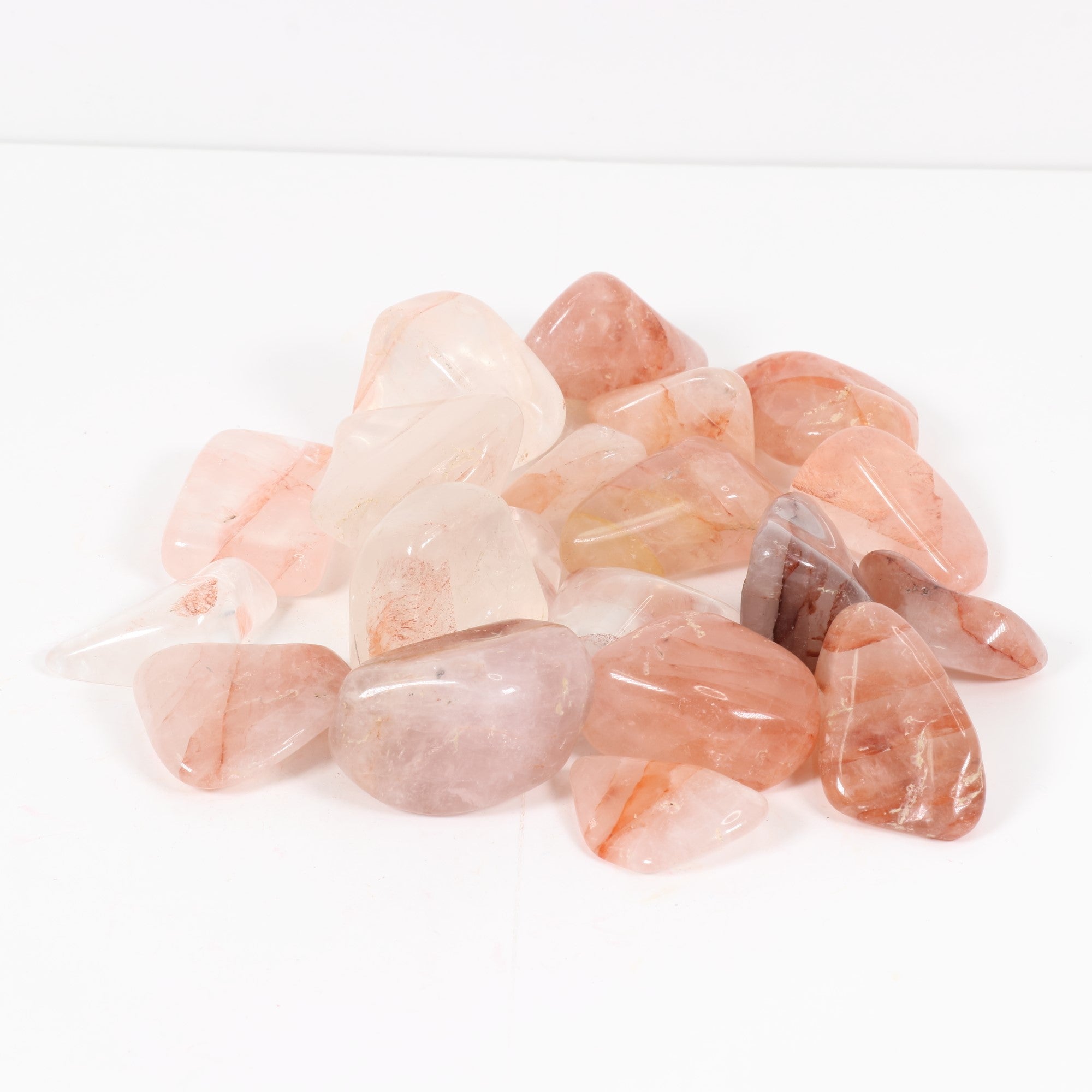 Tumbled Fire Quartz, 2-3 cm, Standard Quality, 1 Lb.