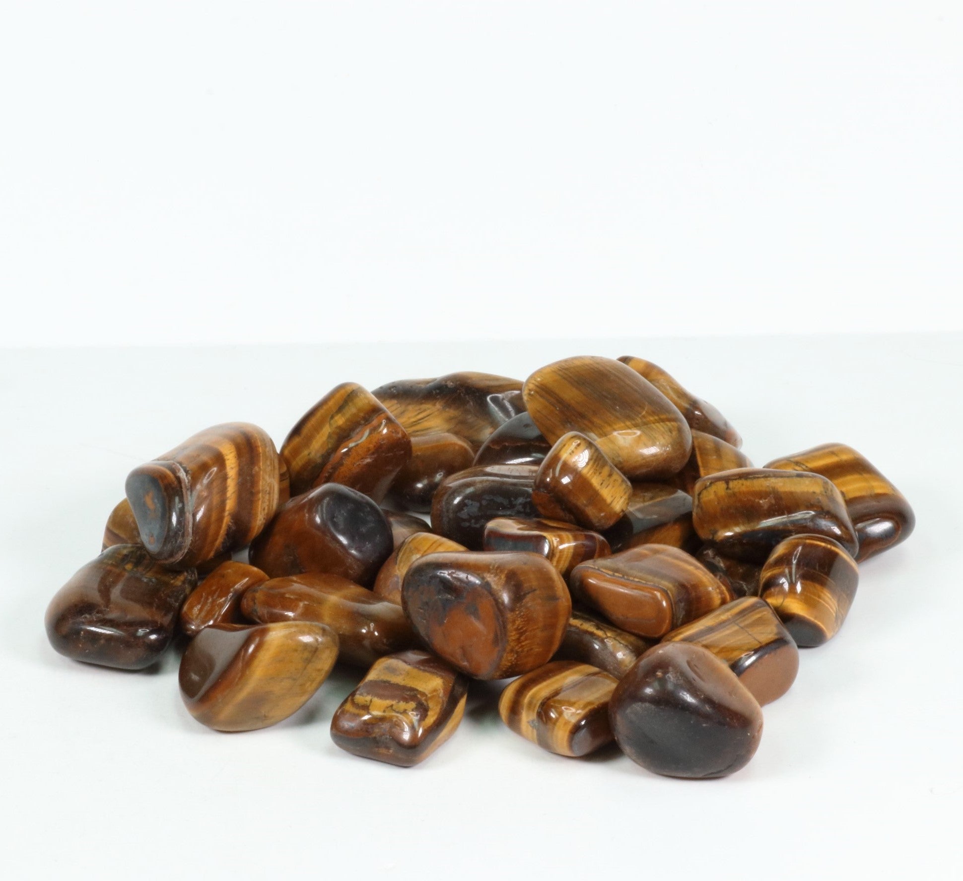 Tumbled Tiger Eye, 2-3 cm, Extra Quality, 1 Lb