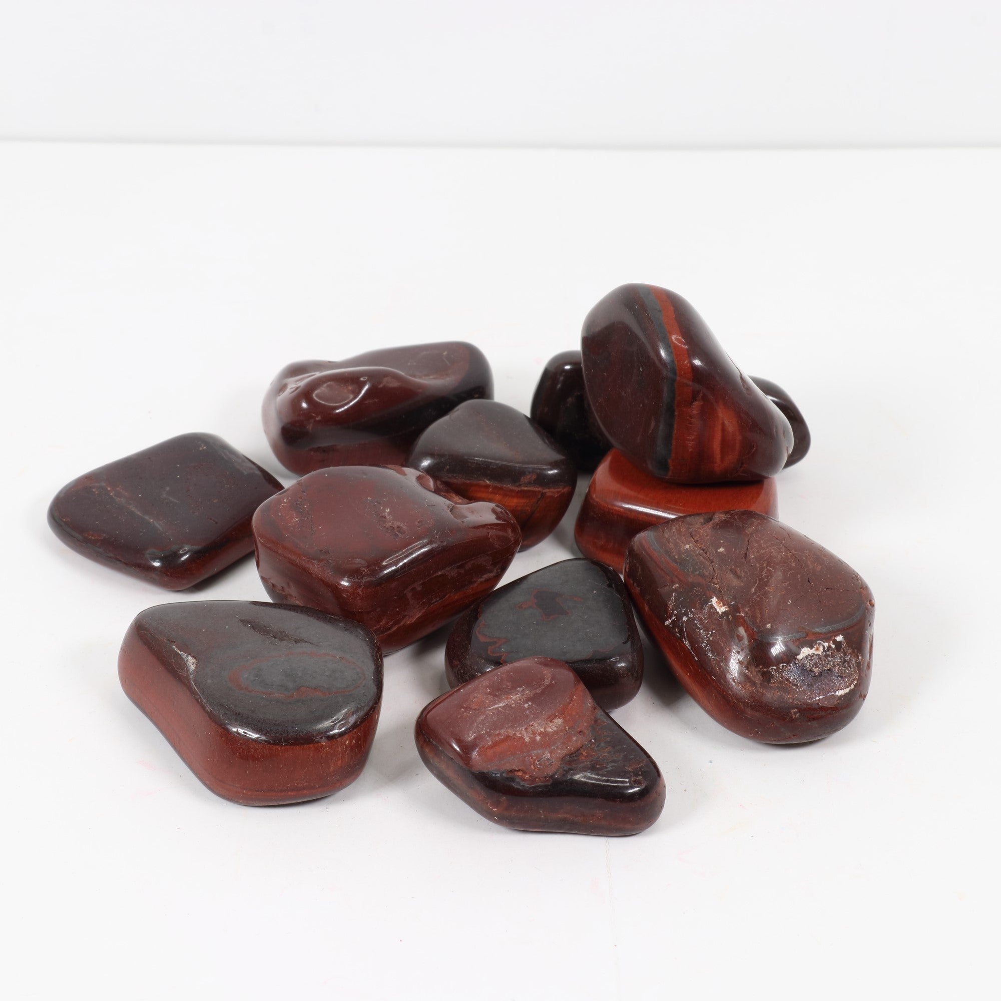 Tumbled Red Tiger Eye, 2-3 cm, Standard Quality, 1 Lb.