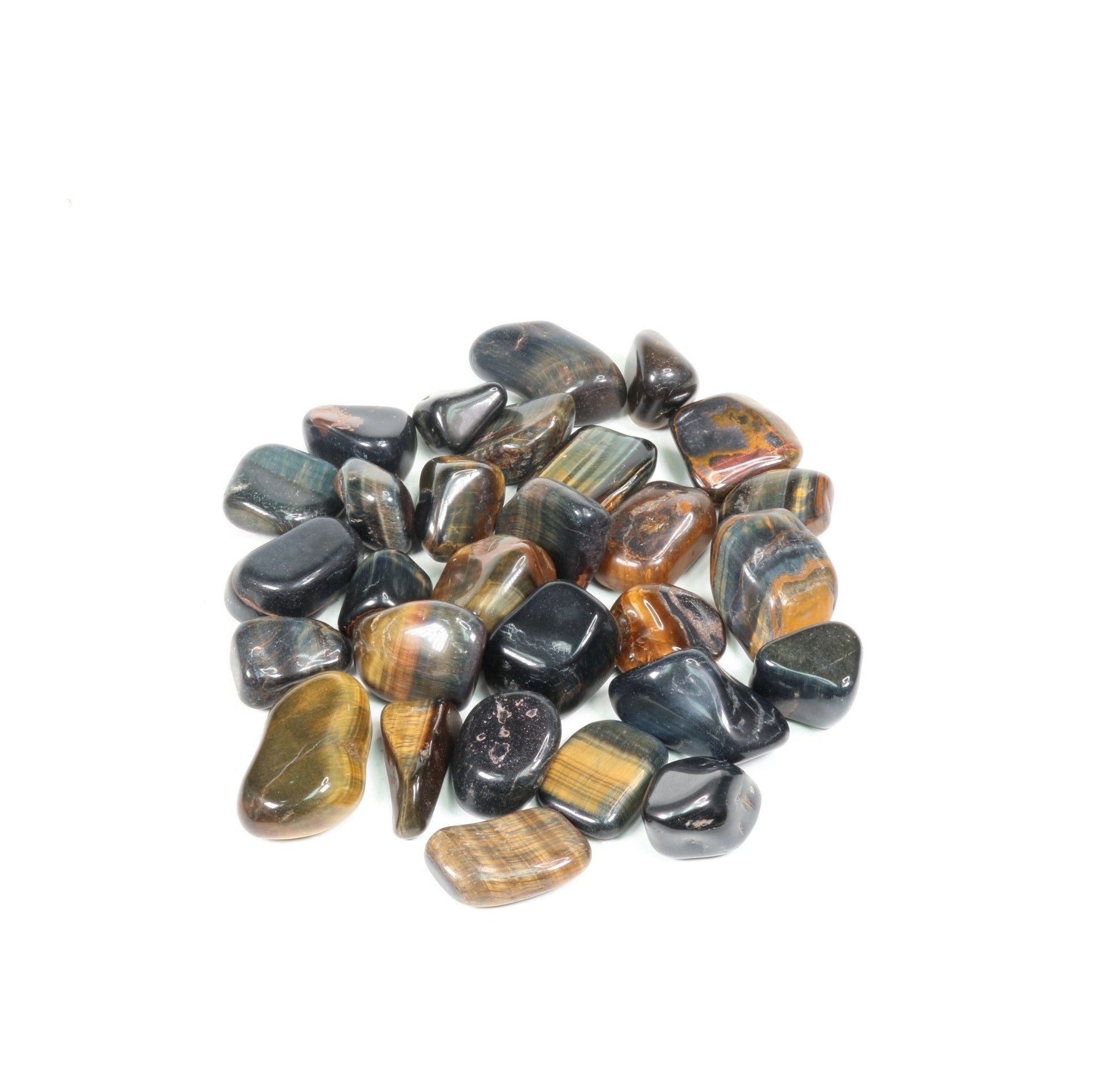 Tumbled Iron Tiger Eye, 2-3 cm, Extra Quality, 1 Lb.