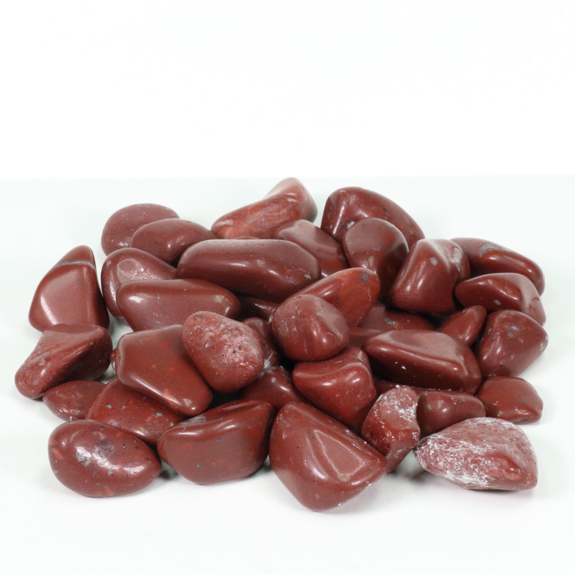 Tumbled Red Jasper, 2-3 cm, B Quality, 1 Lb