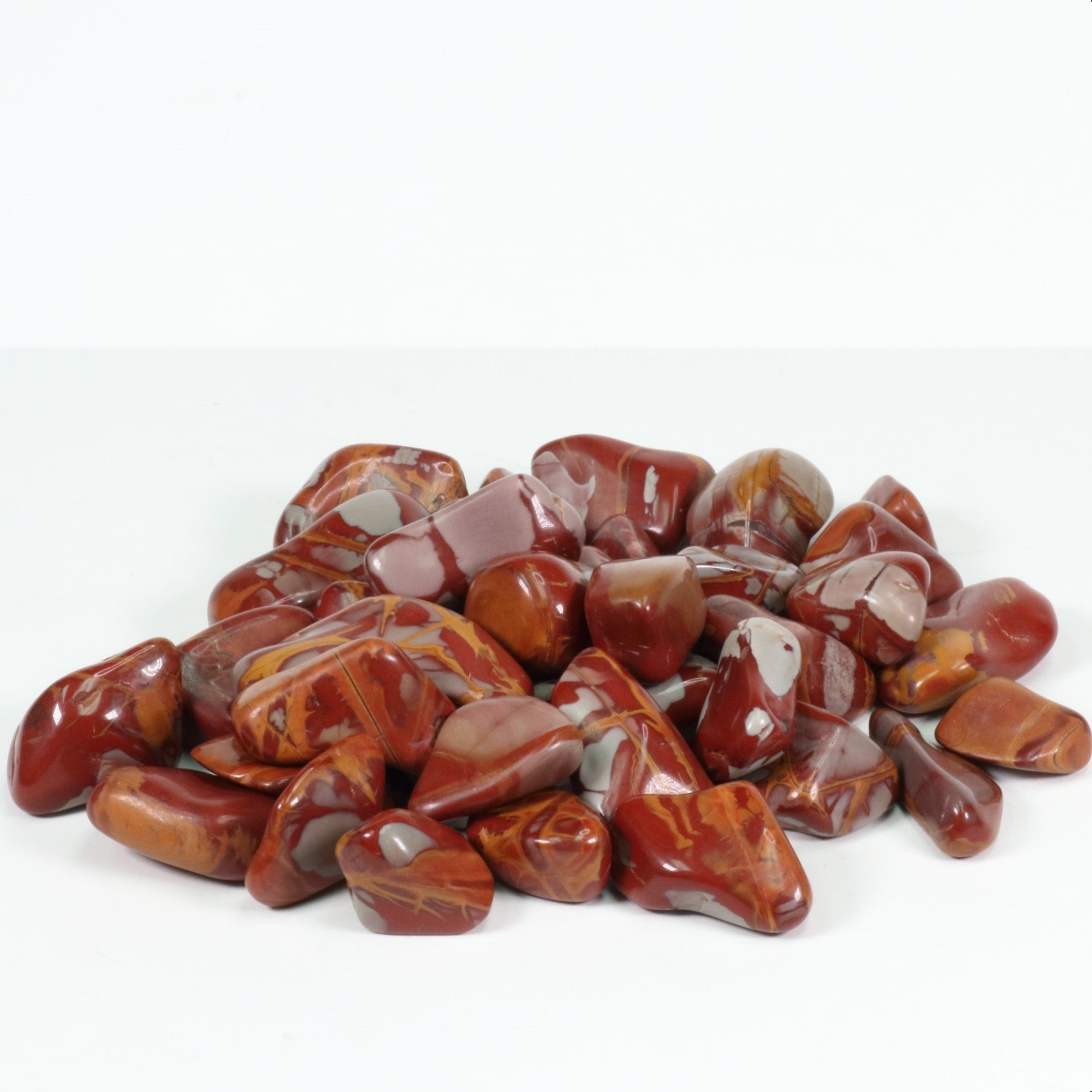 Tumbled Rainbow Jasper, 2-3 cm, Extra Quality, 1 Lb