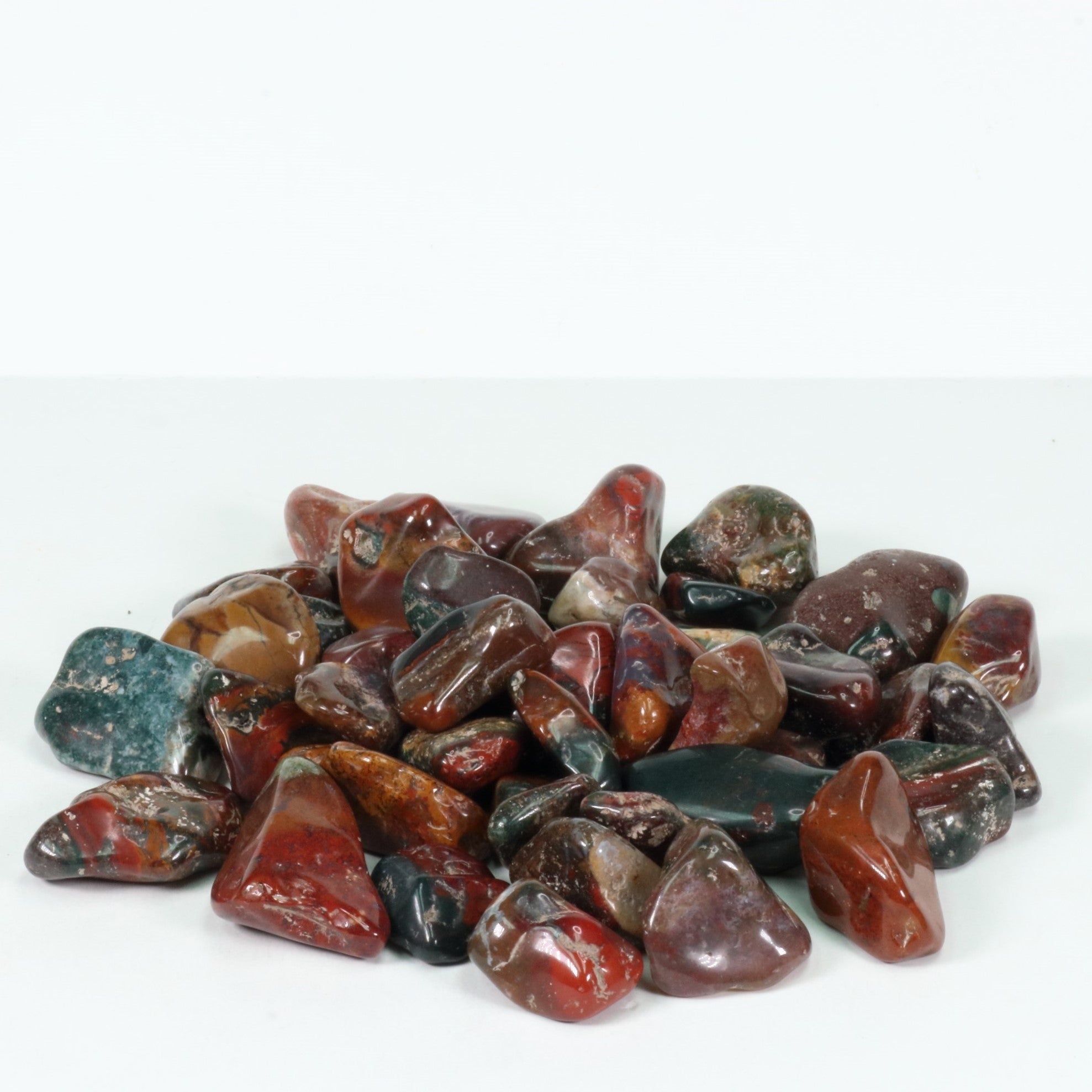 Tumbled Blood Jasper, 2-3 cm, Extra Quality, 1 Lb