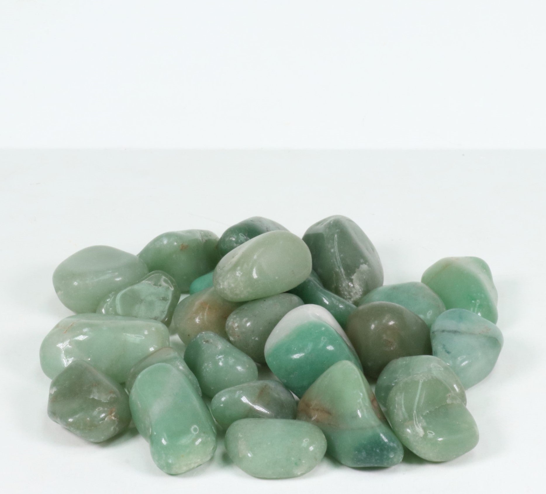 Tumbled Green Aventurine, 2-3 cm, B Quality, 1 Lb