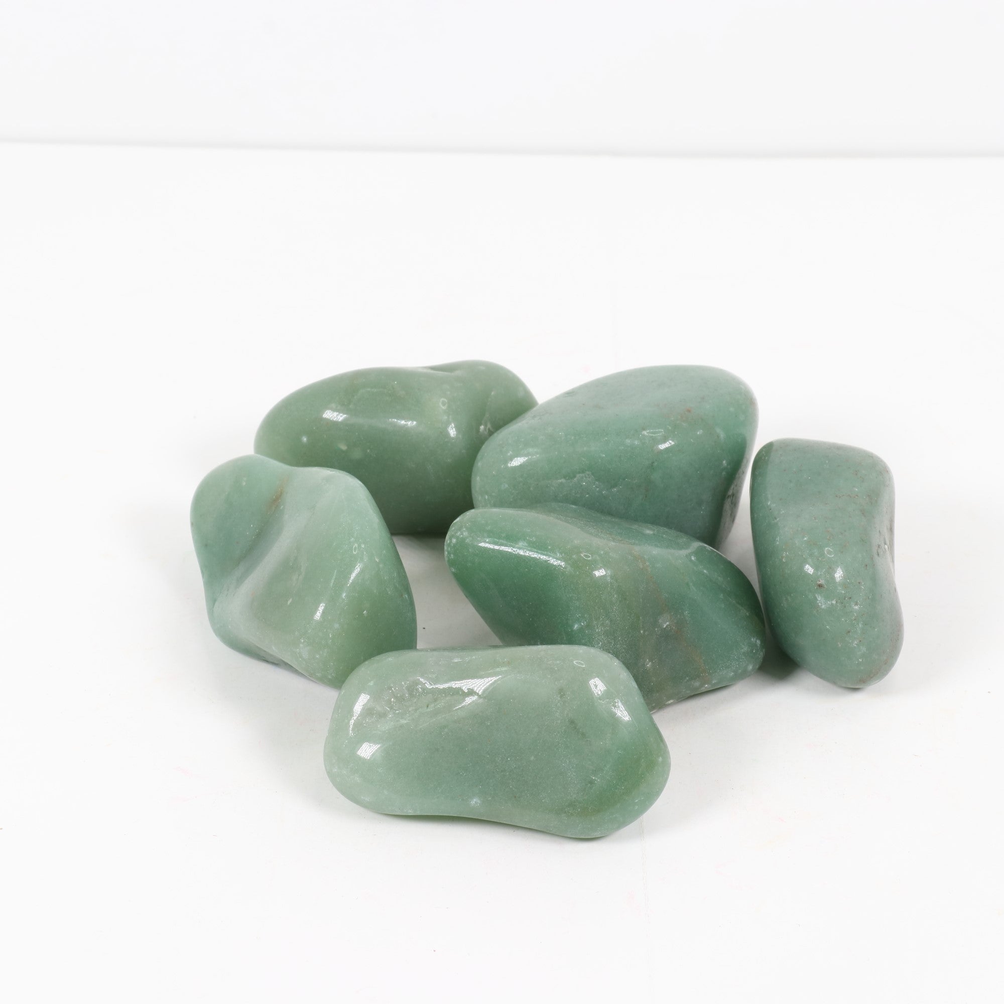 Tumbled Green Aventurine, 4-6 cm, Standard Quality, 1 Lb.