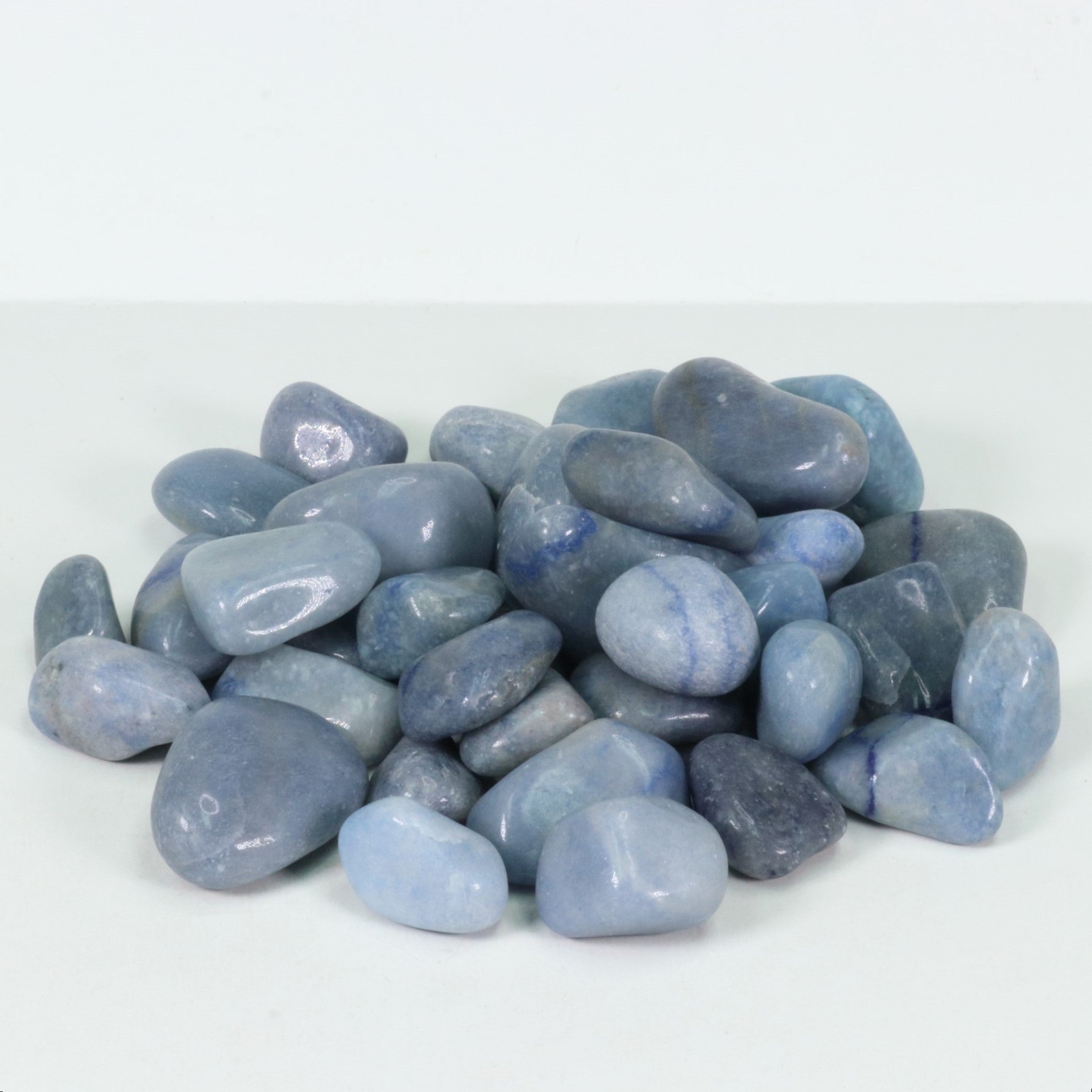 Tumbled Blue Aventurine, 2-3 cm, B Quality, 1 Lb