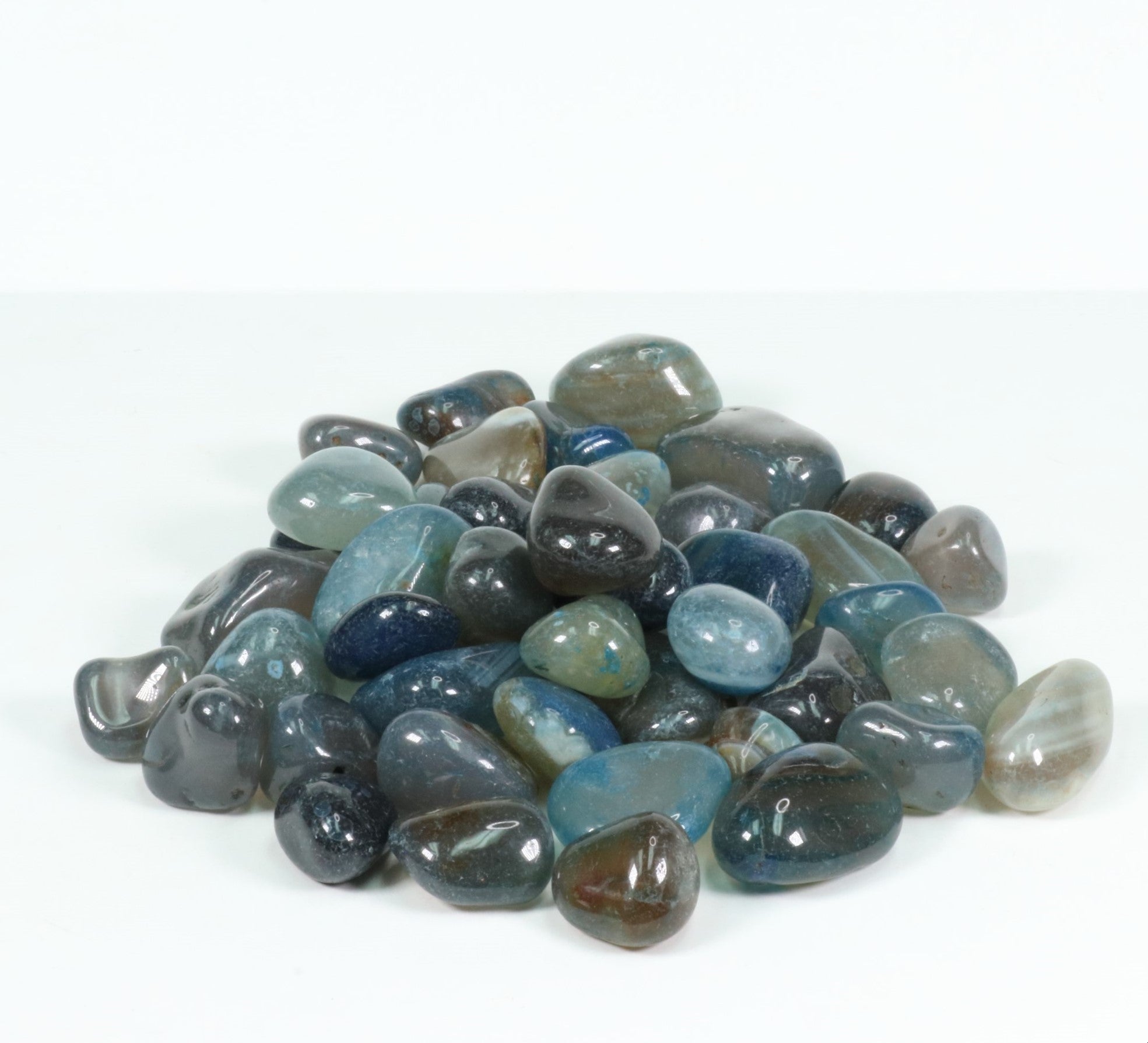 Tumbled Agate, 2-3 cm, Mista Quality, 1 Lb