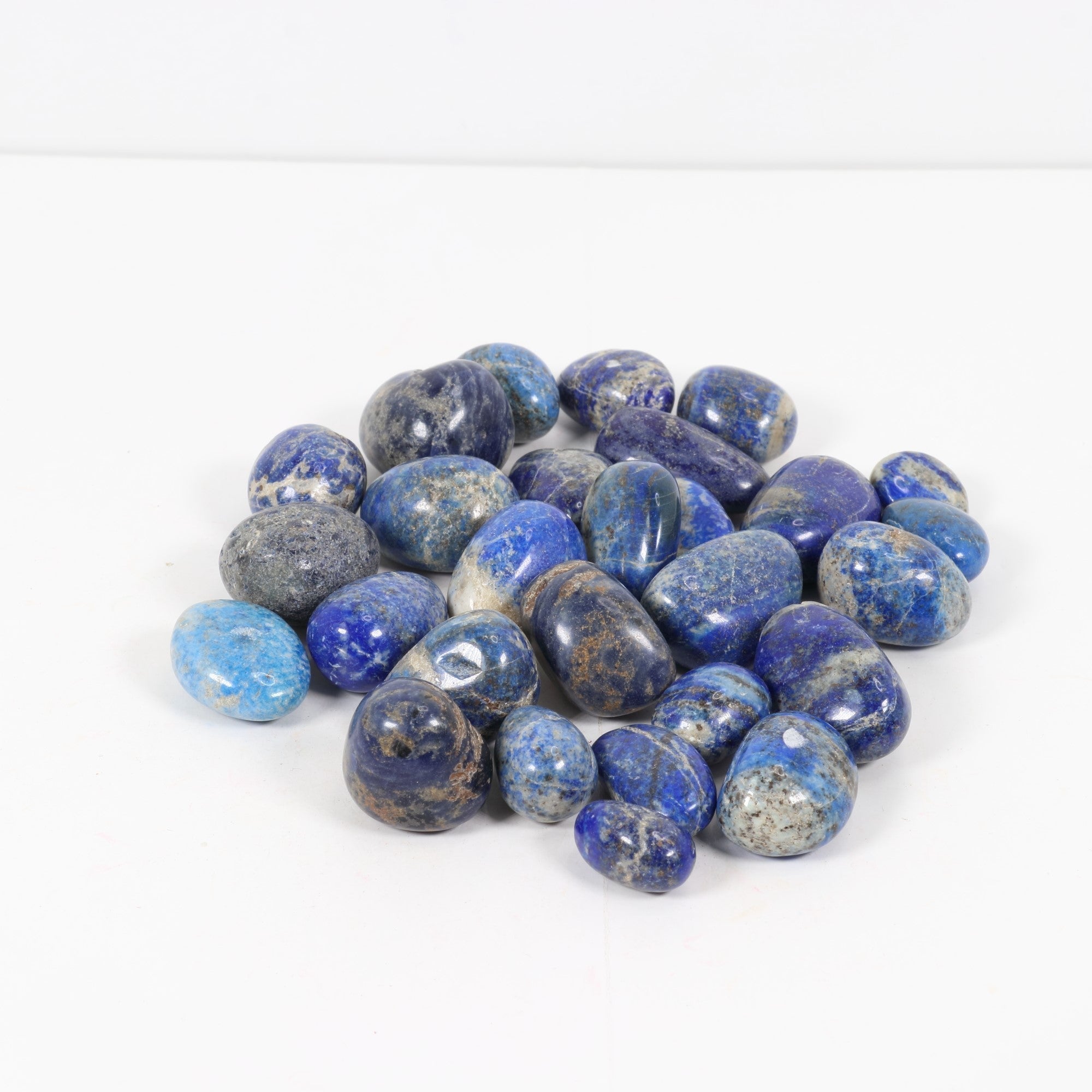 Tumbled Lapis Lazuli, 2-3 cm, Standard Quality, 1 Lb.