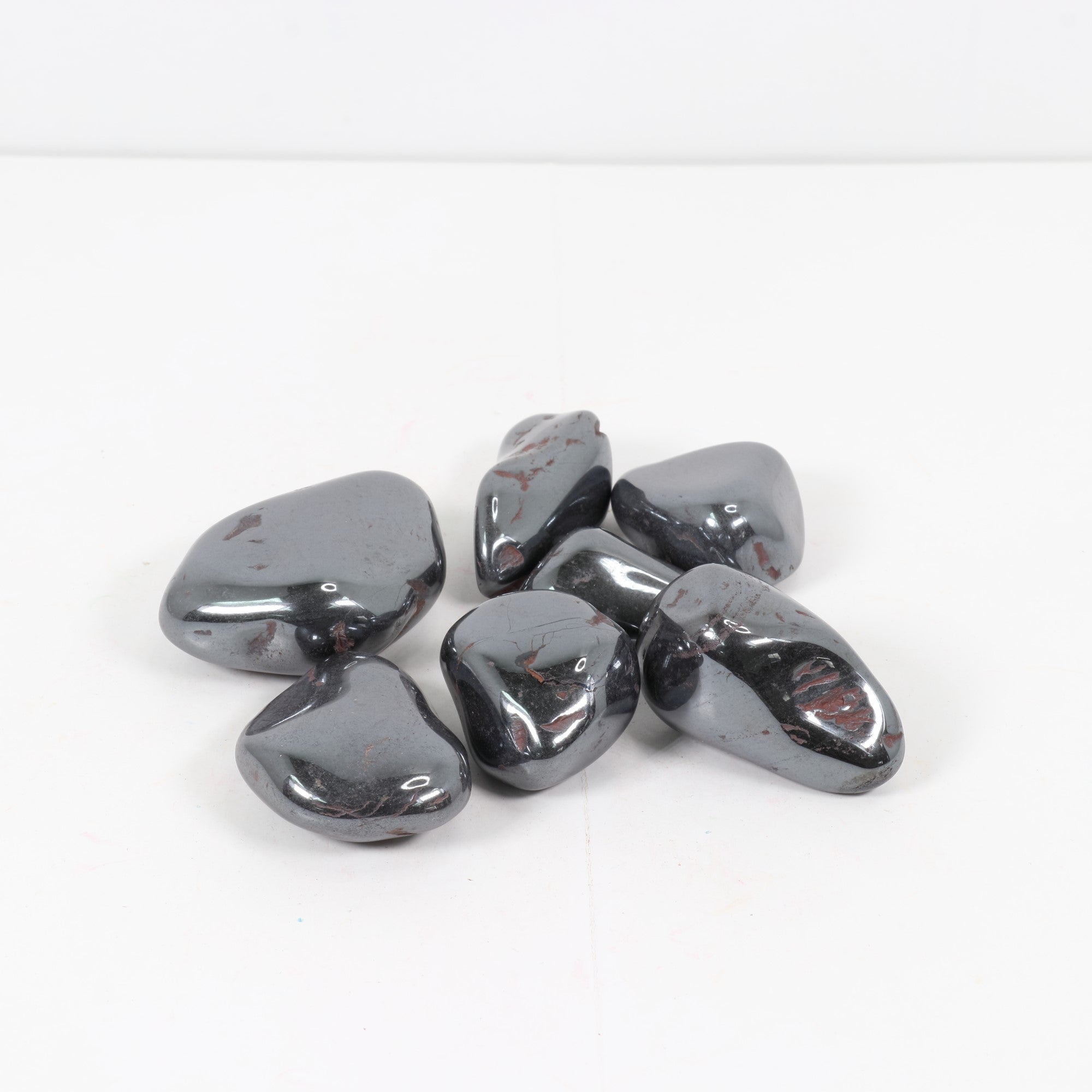 Tumbled Hematite, 3-4 cm, A Quality, 1 Lb.