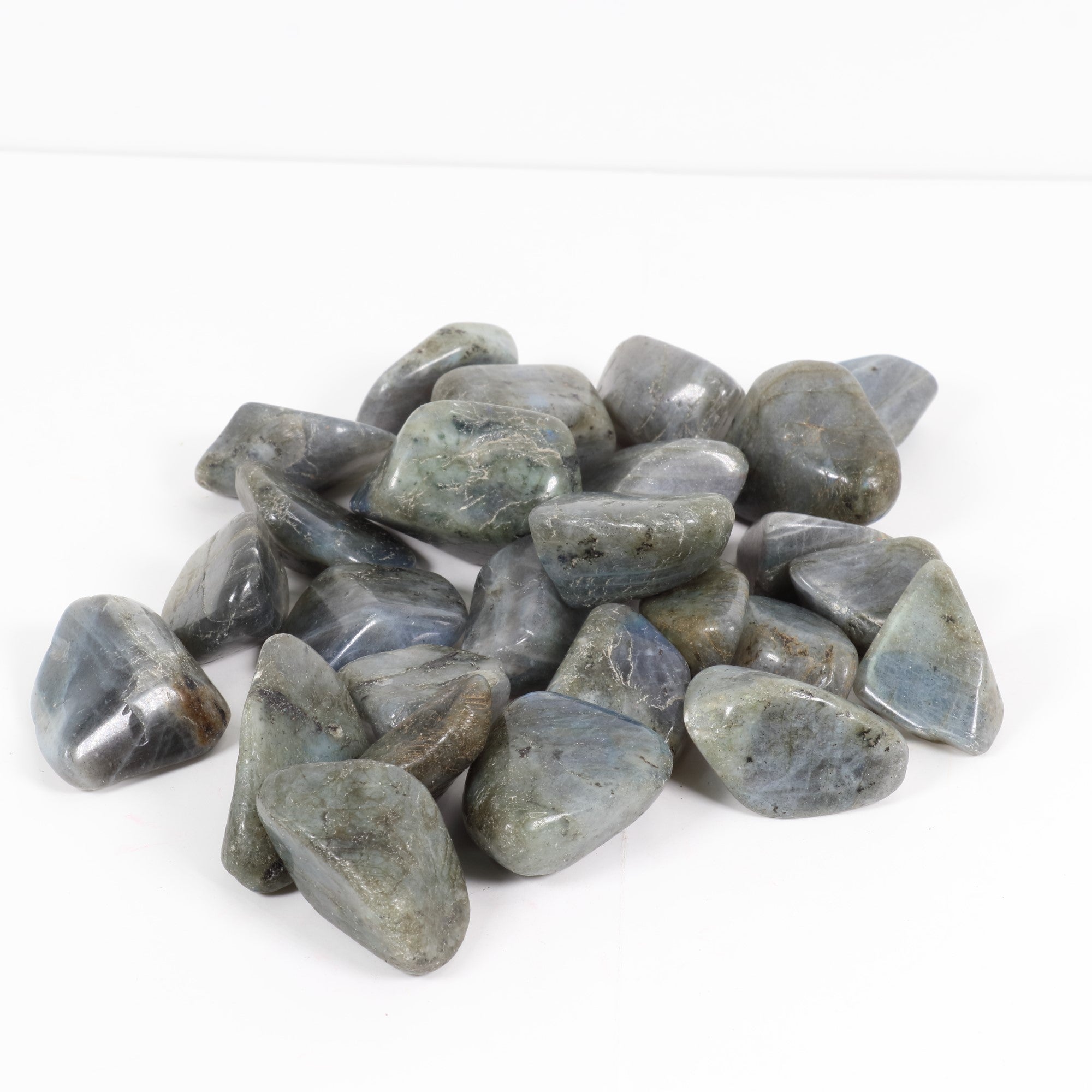 Tumbled Labradorite, 3-4 cm, Standard Quality, 1 Lb.