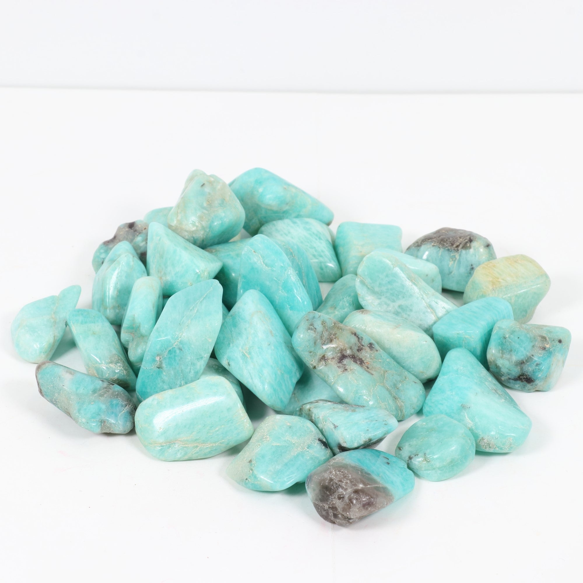 Tumbled Amazonite, 2-3 cm, Extra Quality, 1 Lb.