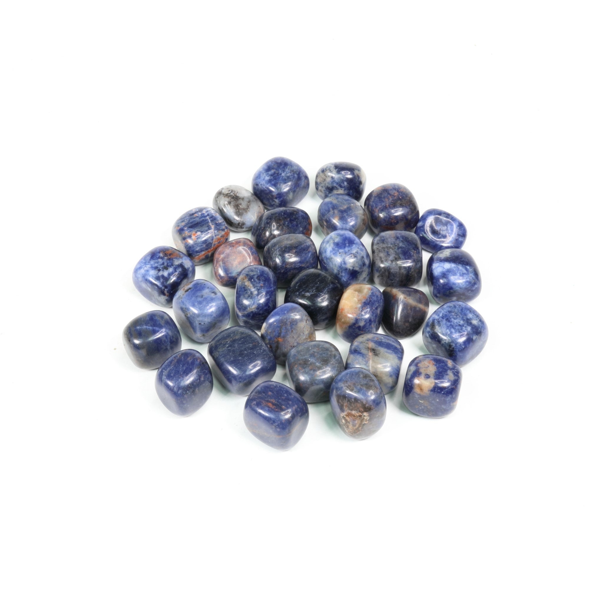 Sodalite Tumbled Stone, 2-3 cm, 1 Lb