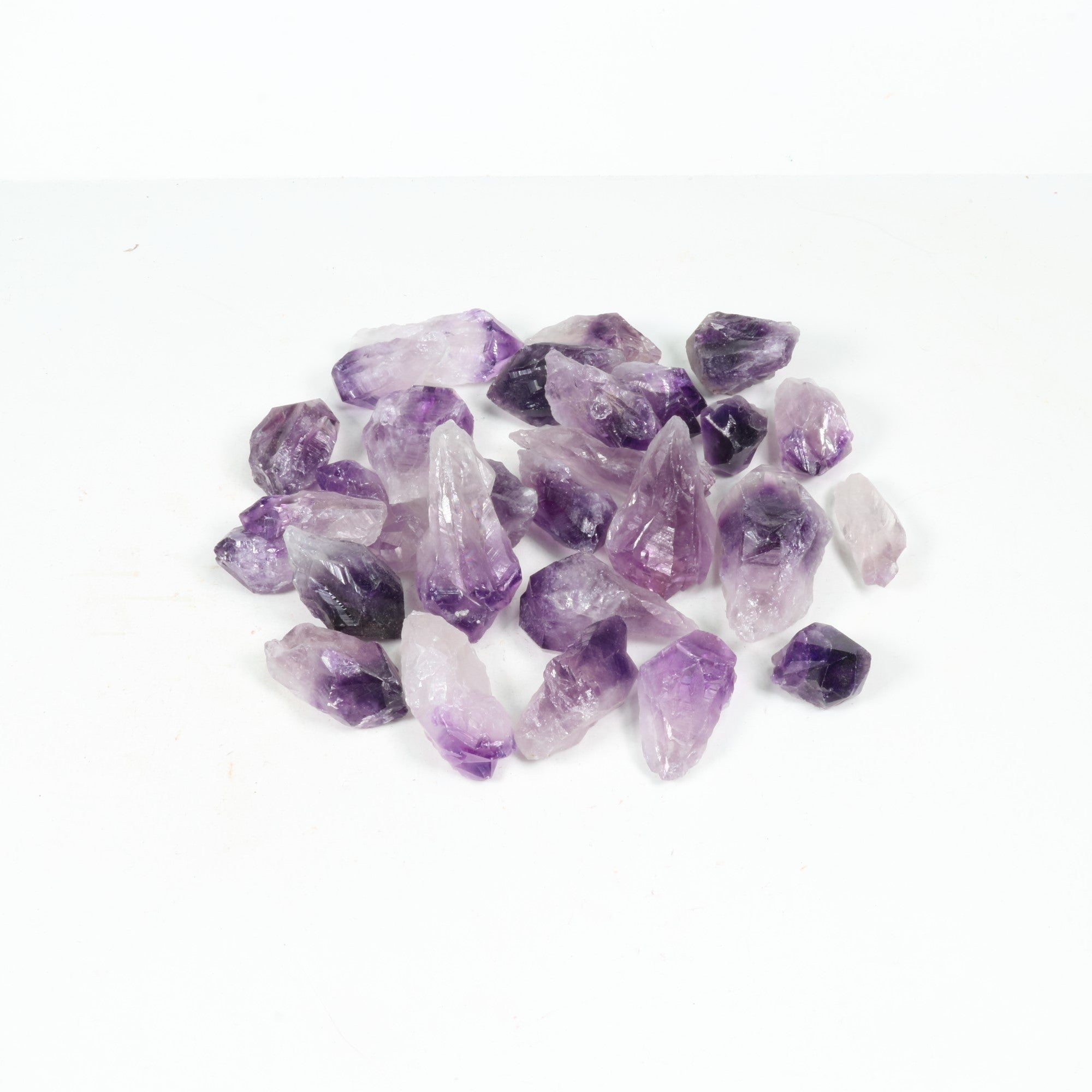 Tumbled Points Amethyst, 2-4 cm, Extra Quality, 1 Lb