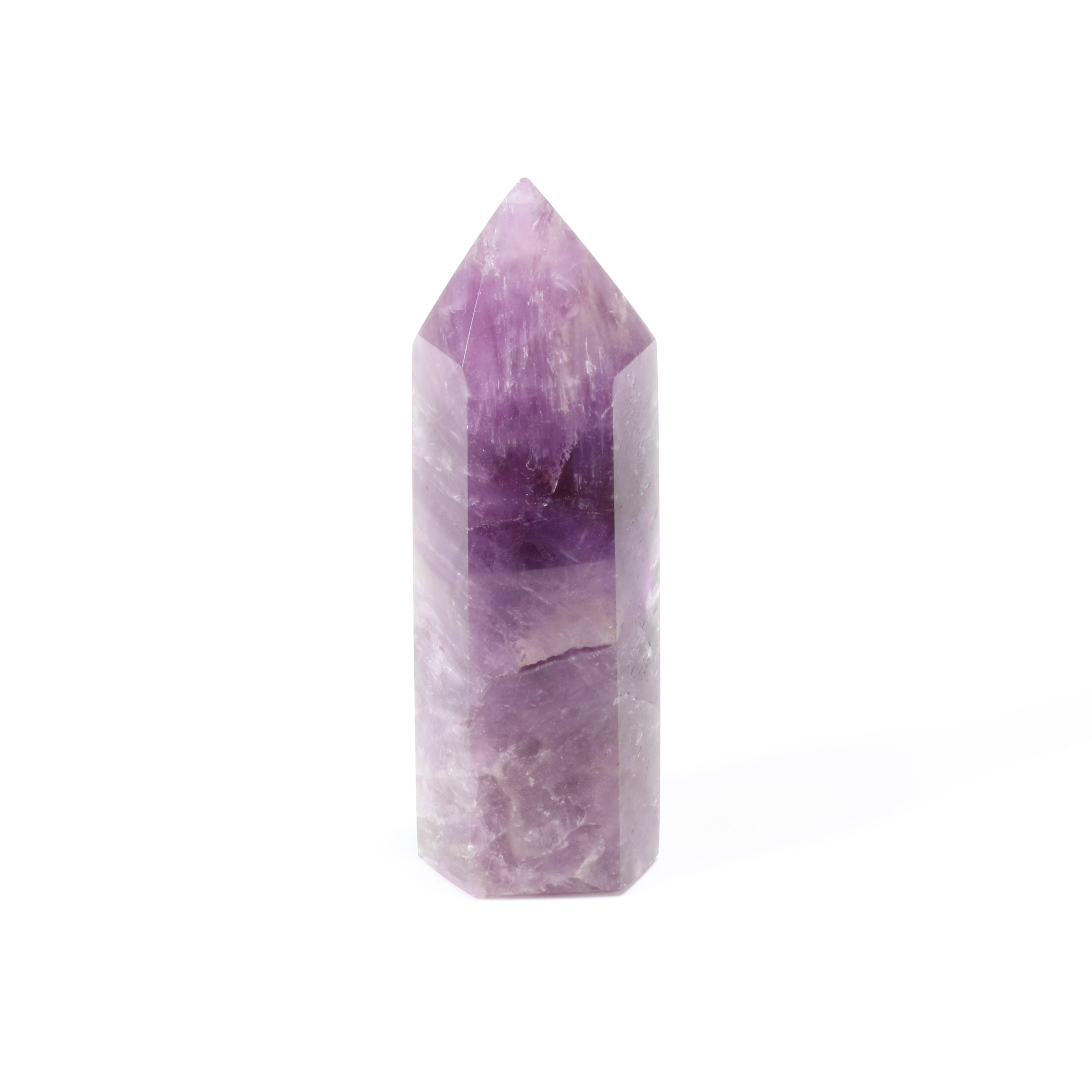 Amethyst Polished Tower, Cut Base, 500-750 Gr, 1 Piece, #018