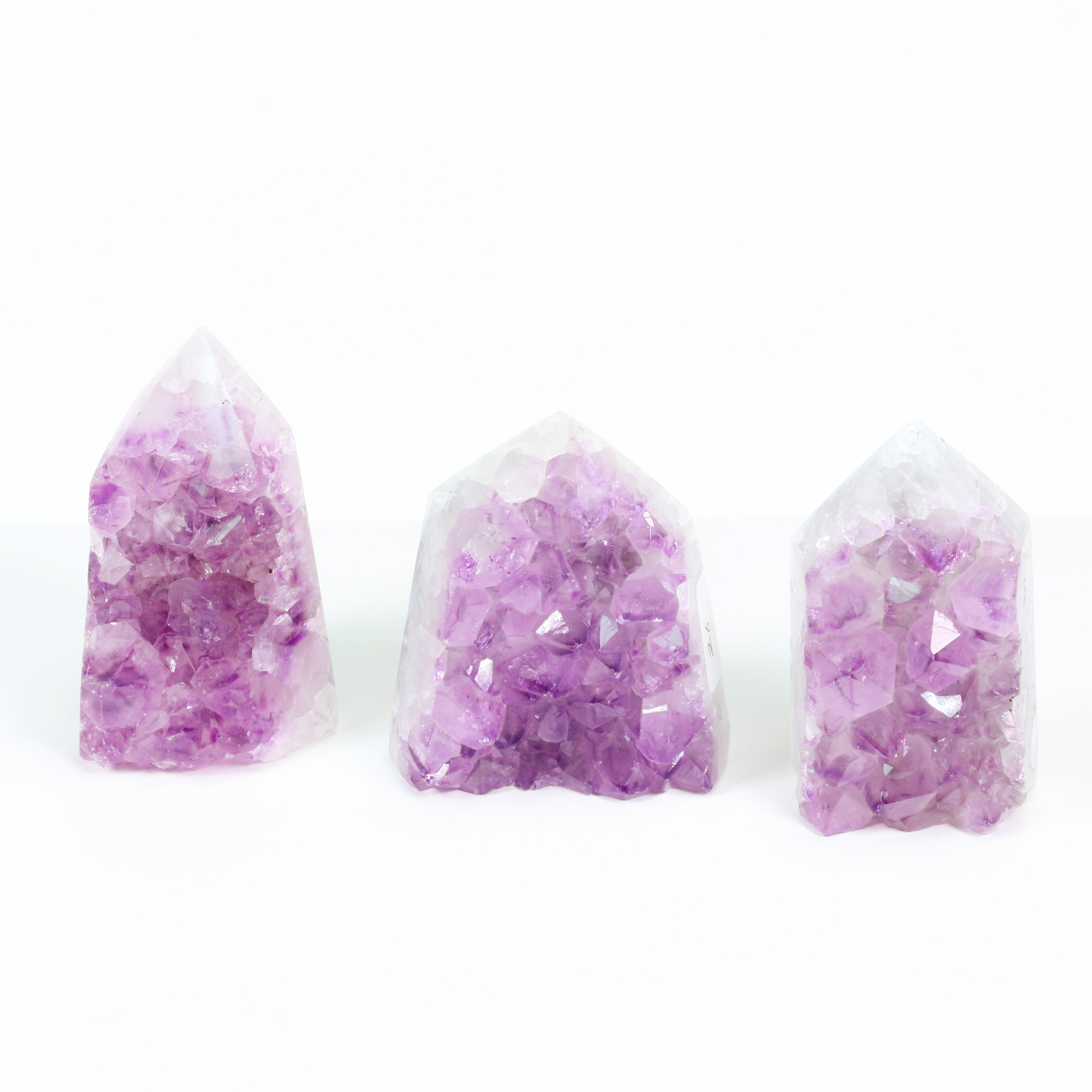 Amethyst Cluster Tower, Cut Base, 250-500 Gr, 1 Piece, #001