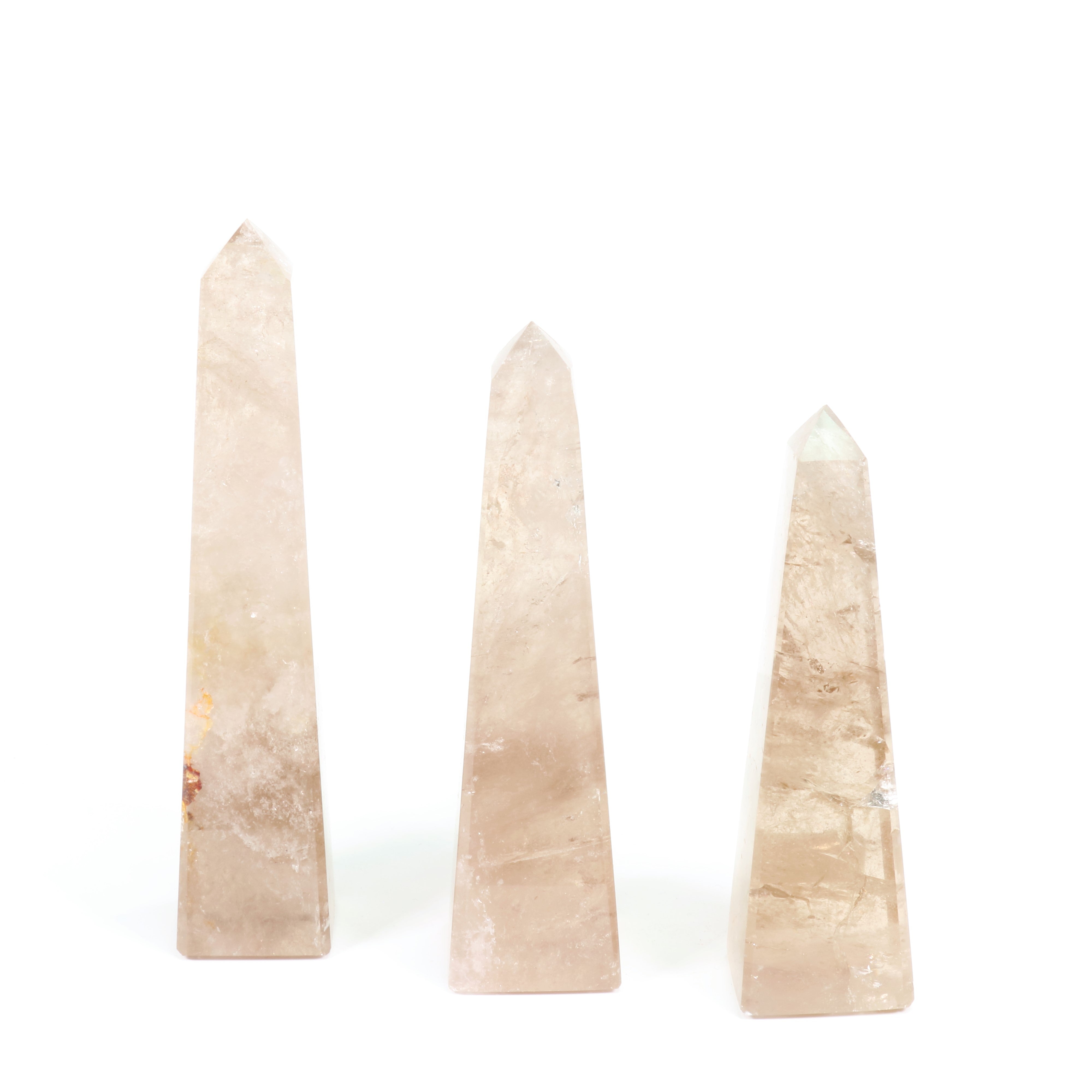 Smoky Quartz Polished Obelisk, Cut Base, 250-500 Gr, 1 Piece, #010