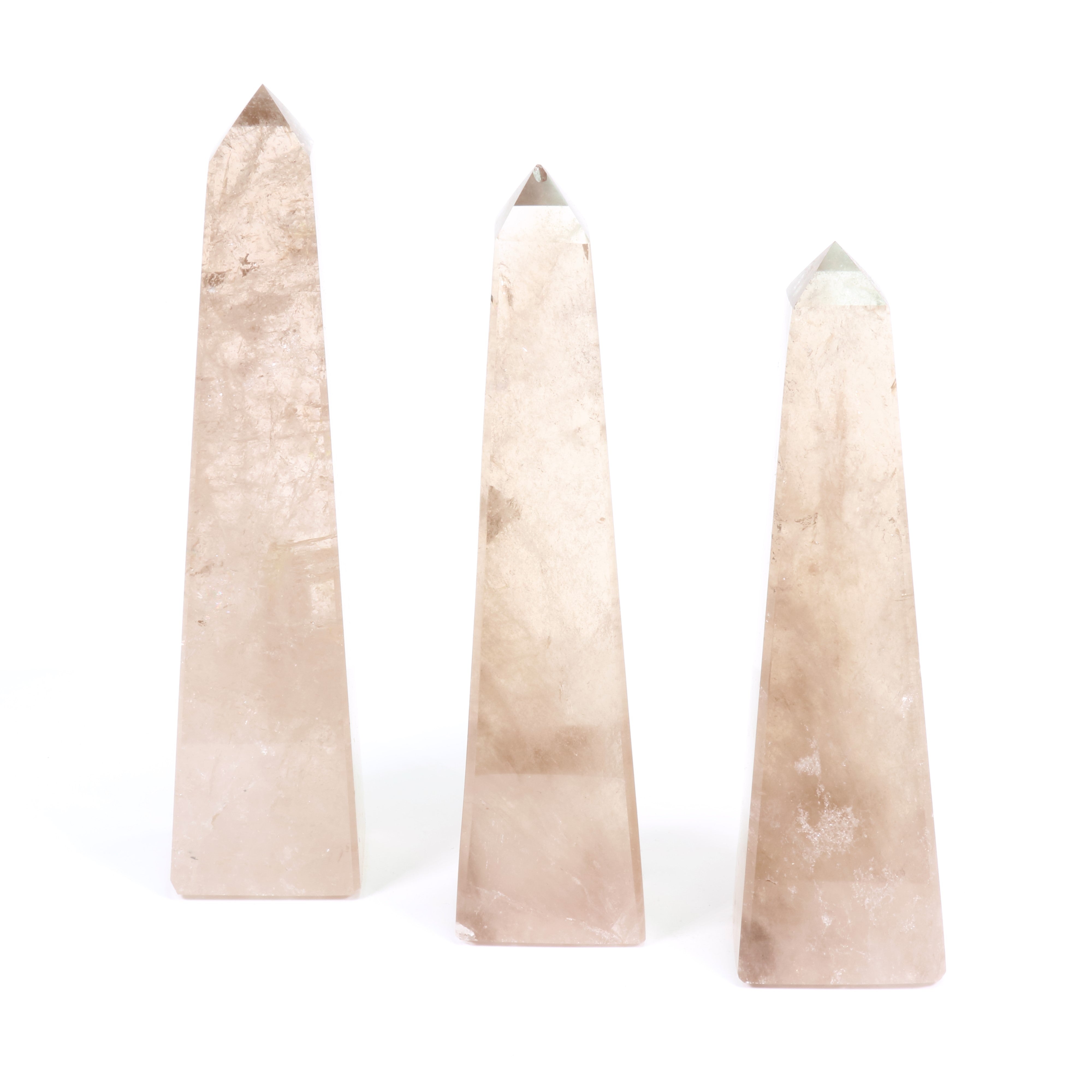 Smoky Quartz Polished Obelisk, Cut Base, 500-750 Gr, 1 Piece, #011